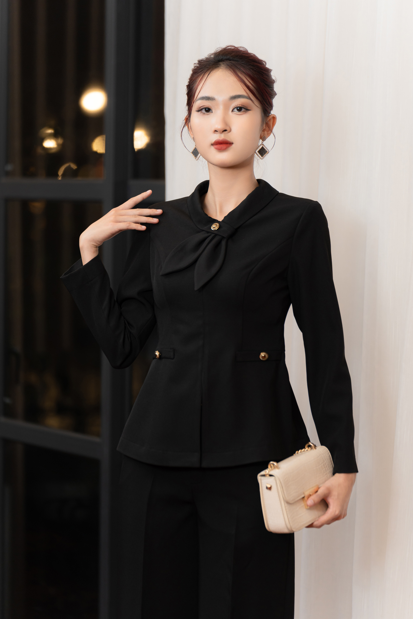 QUẦN ỐNG SUÔNG - HELEN màu ĐEN_thumbnail_1