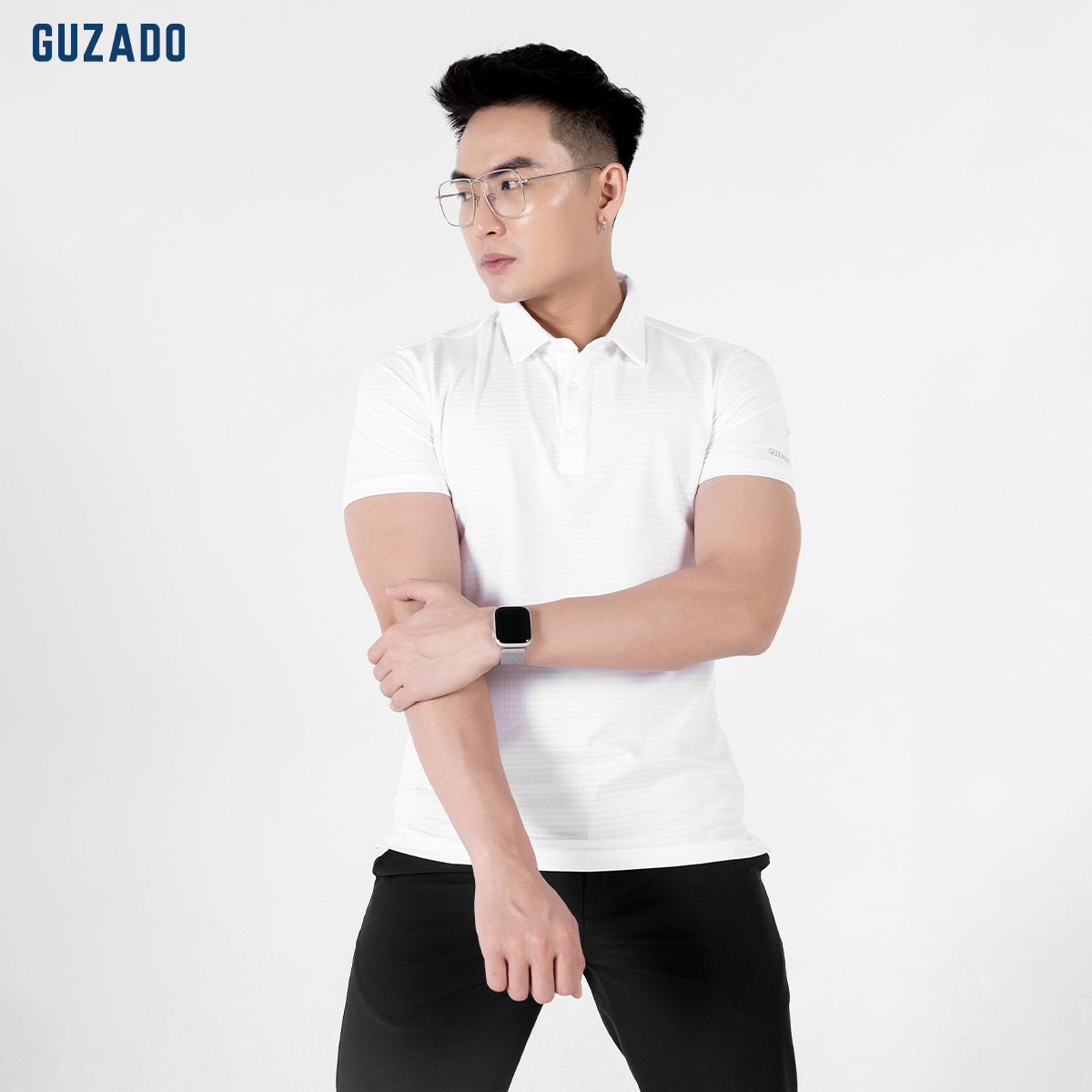 Áo Polo thể thao nam CoolMax-S1 Logo thương hiệu Guzado GPL01_thumbnail_22