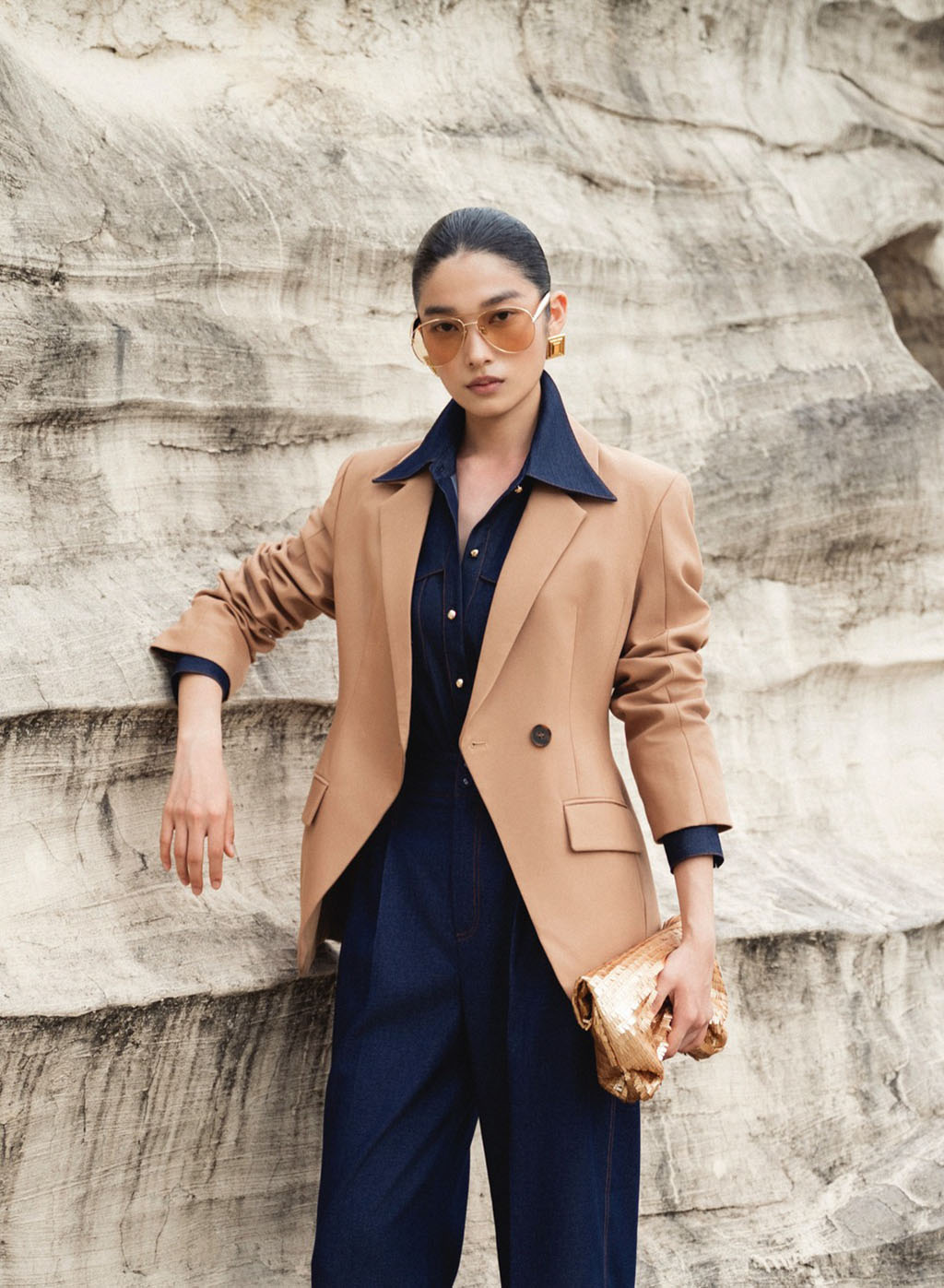 Quần denim 2 ly diễu chỉ HAGOO_thumbnail_2