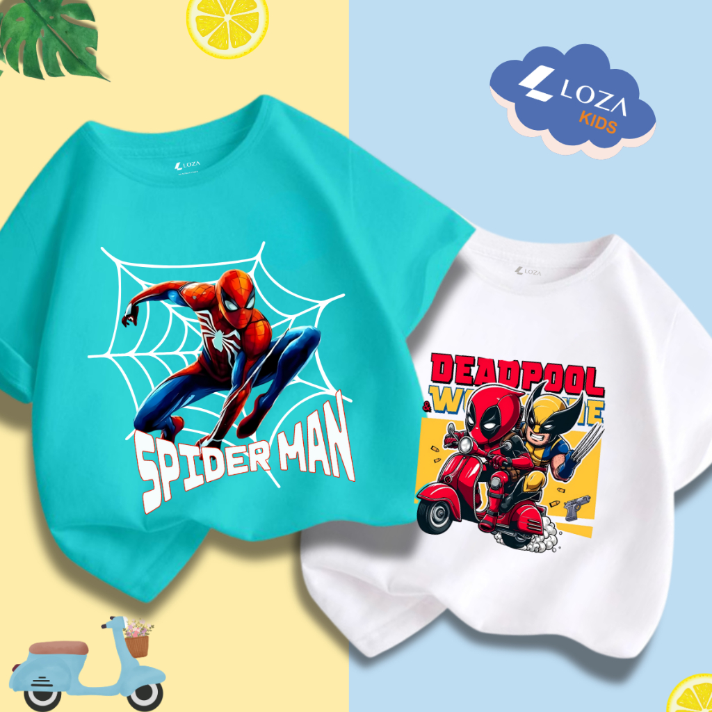 Áo thun bé trai in hình BST Marvel - Loza Kids Mã CA007_thumbnail_8