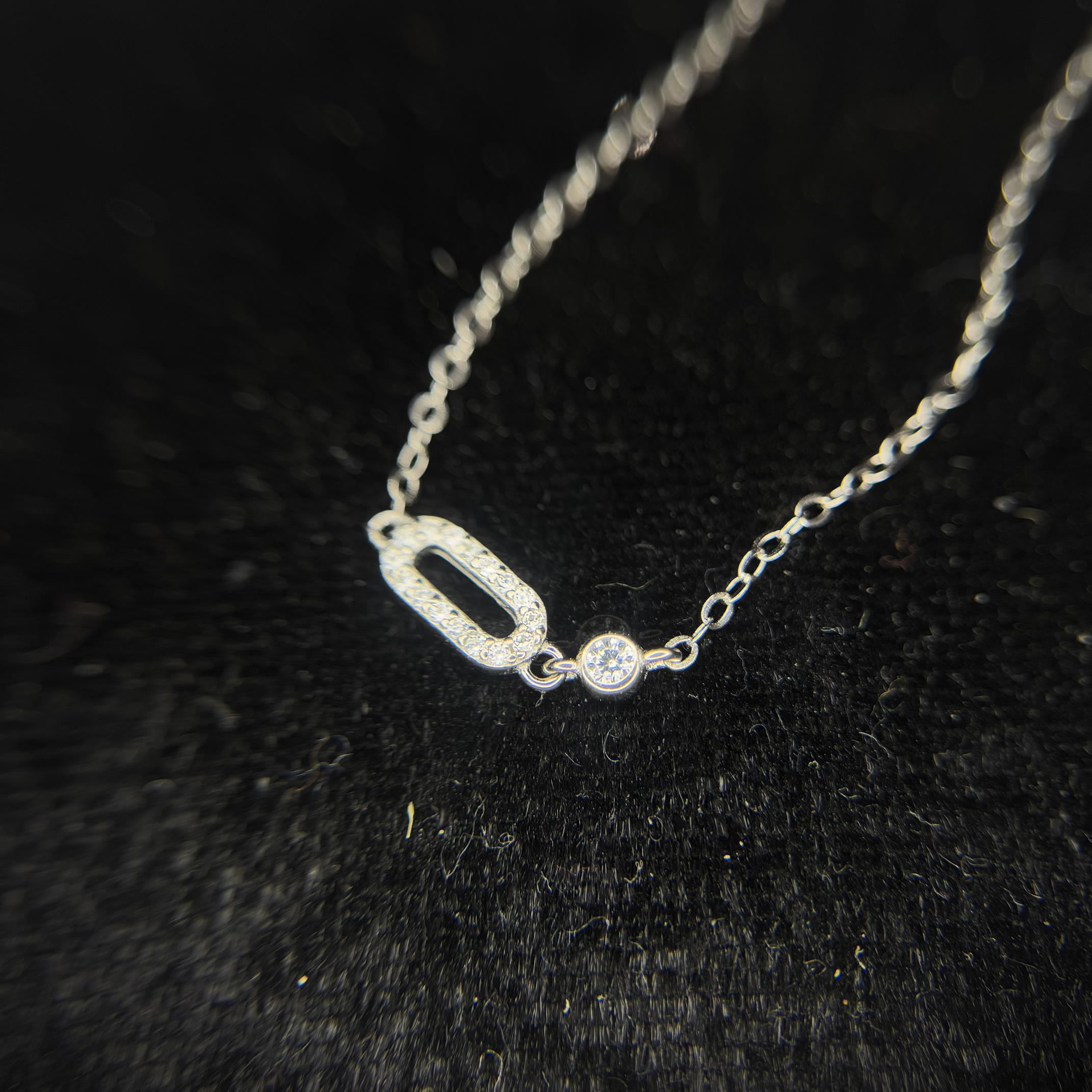 Vòng tay bạc ý xi kim số 0