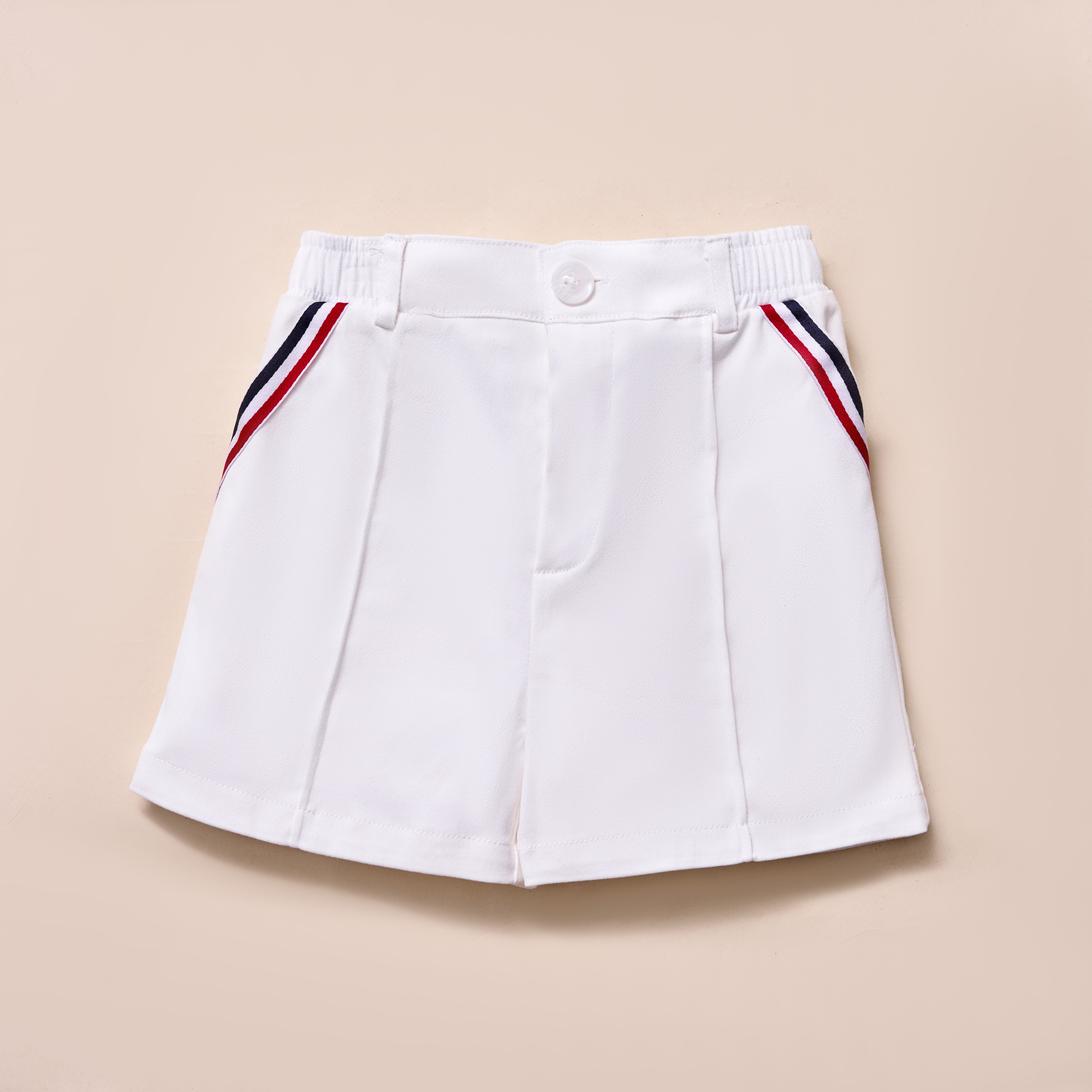 Quần short túi chéo phối dây ba màu