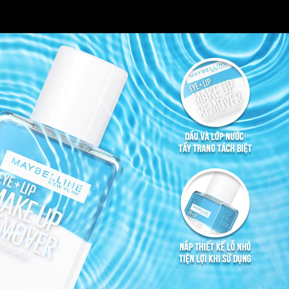 [MAYBELLINE] Nước tẩy trang mắt & môi Maybelline 40ml 150ml_thumbnail_3