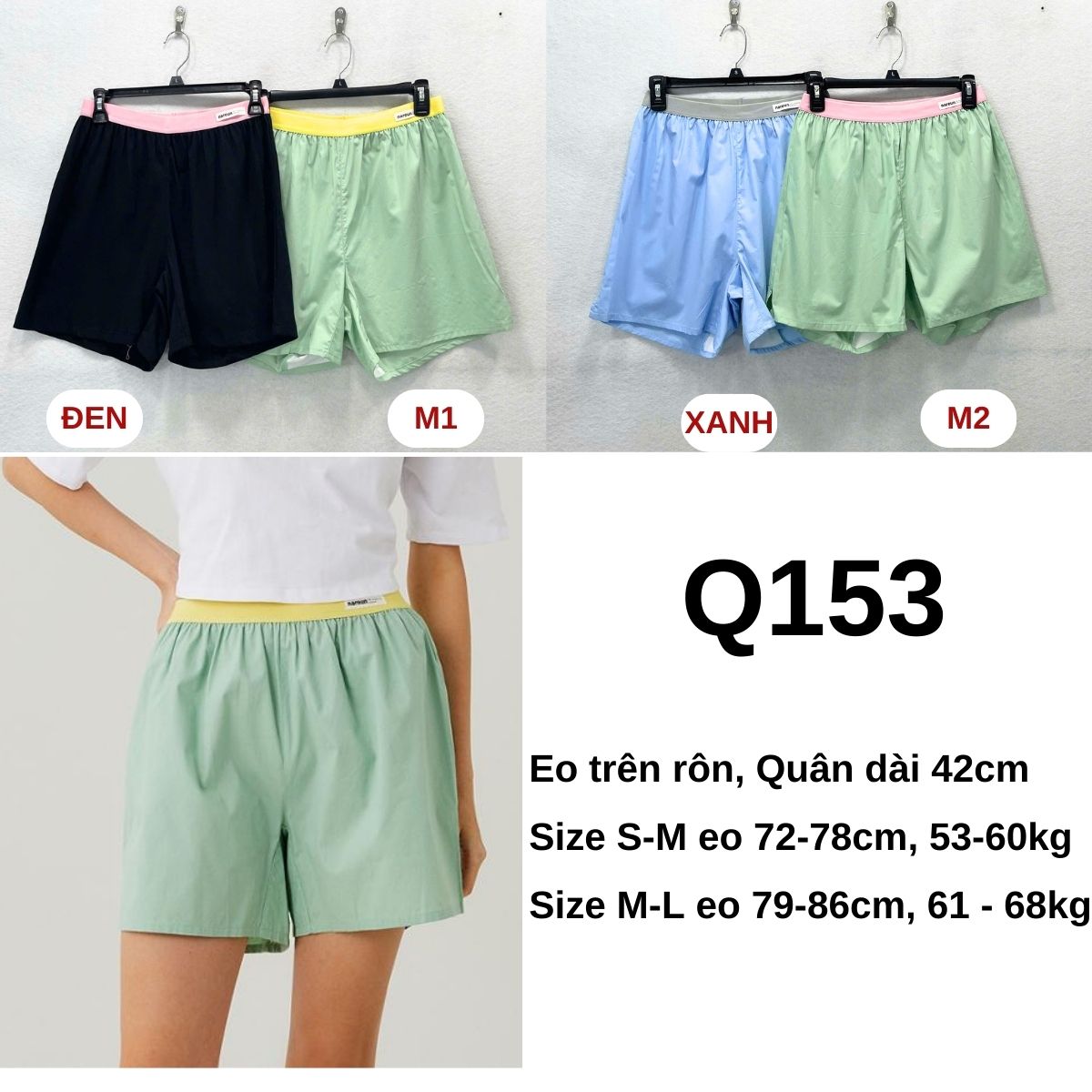 Q153- Quần đùi nhà - Hàn