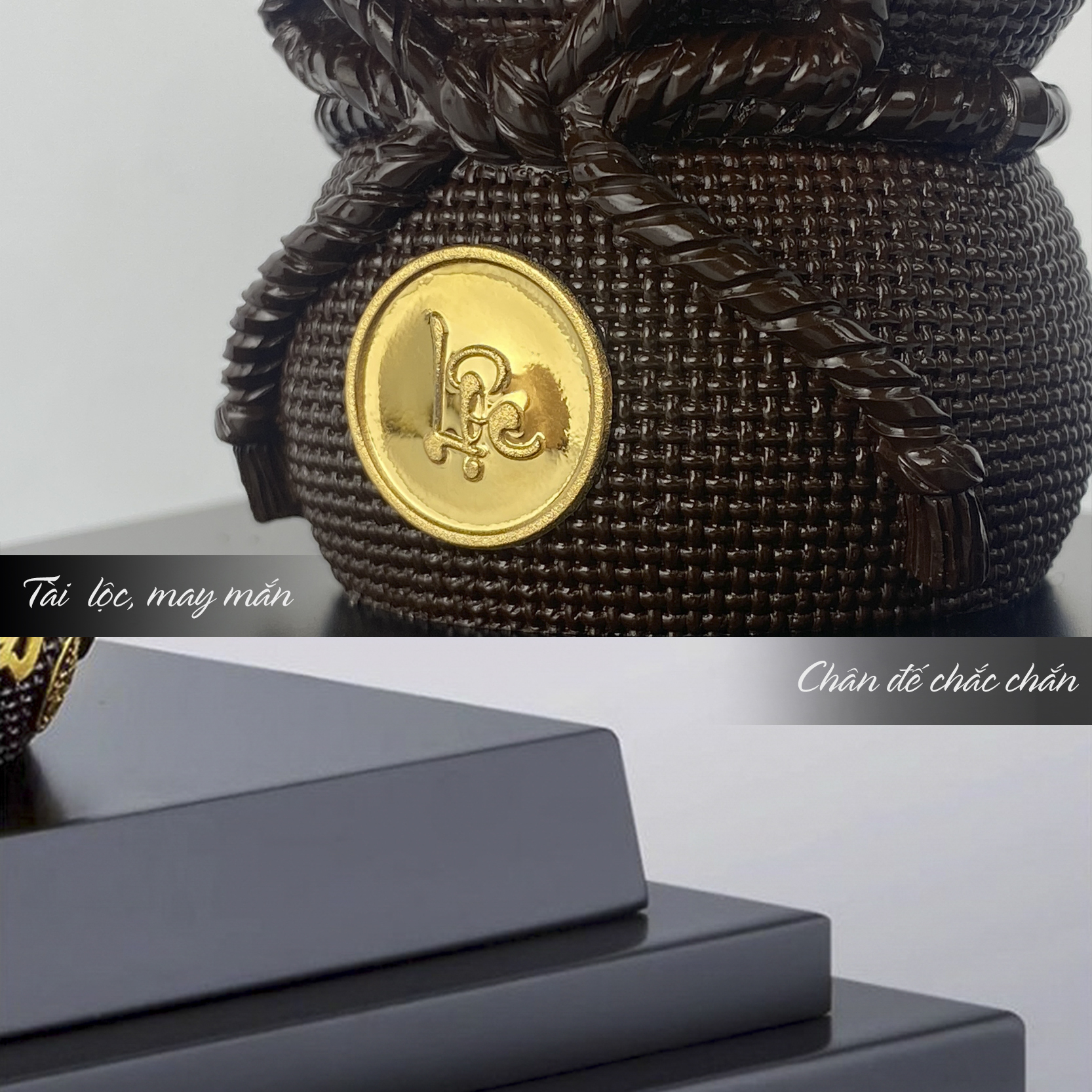 Cây Kim ngân chữ Lộc dát vàng 24K_thumbnail_3