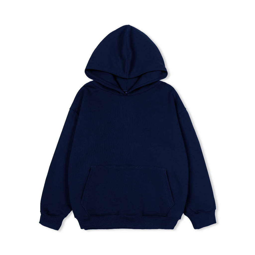 Áo hoodie trơn nữ form rộng HDT01 Miucho chân cua dày dặn in basic_thumbnail_11