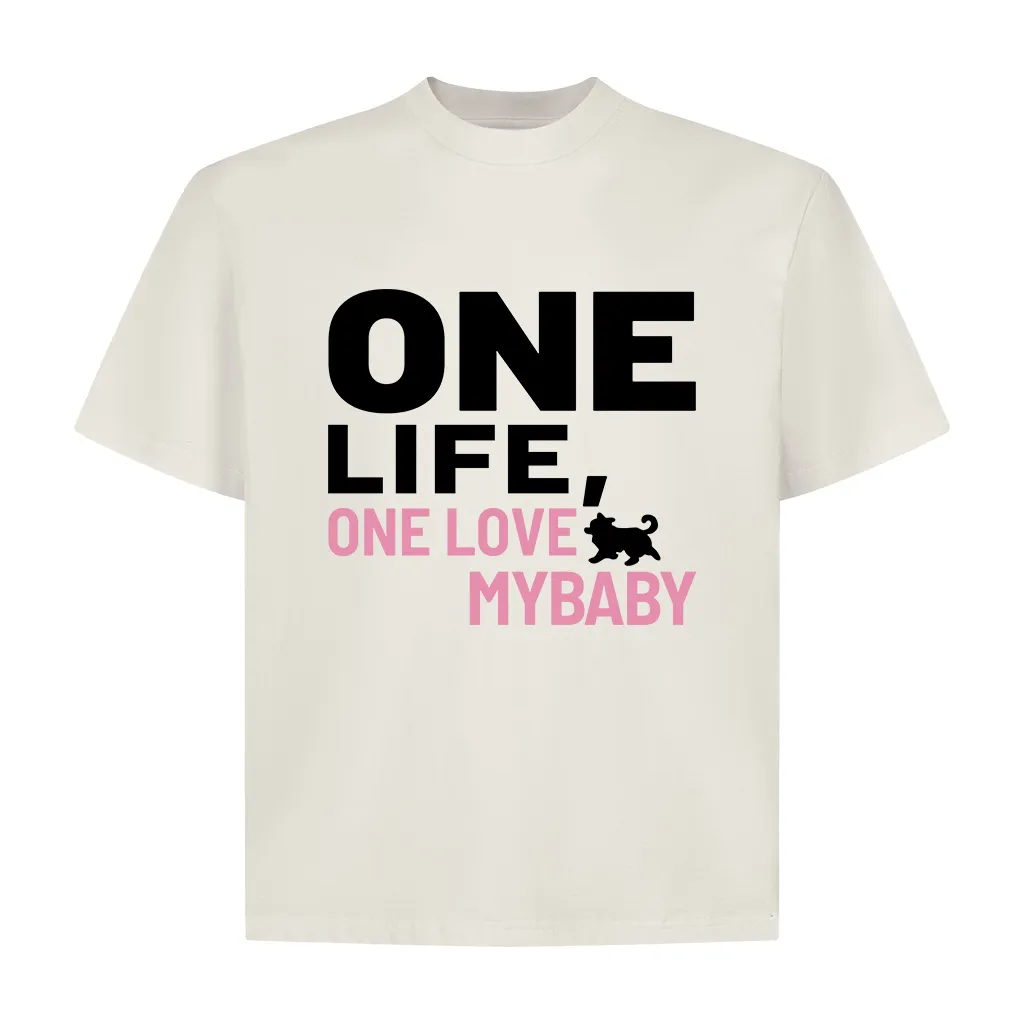 Áo thun cặp form boxy ONE LIFE 2550 Miucho chất vải cotton thoáng mát mềm mại dễ phối đồ_thumbnail_8