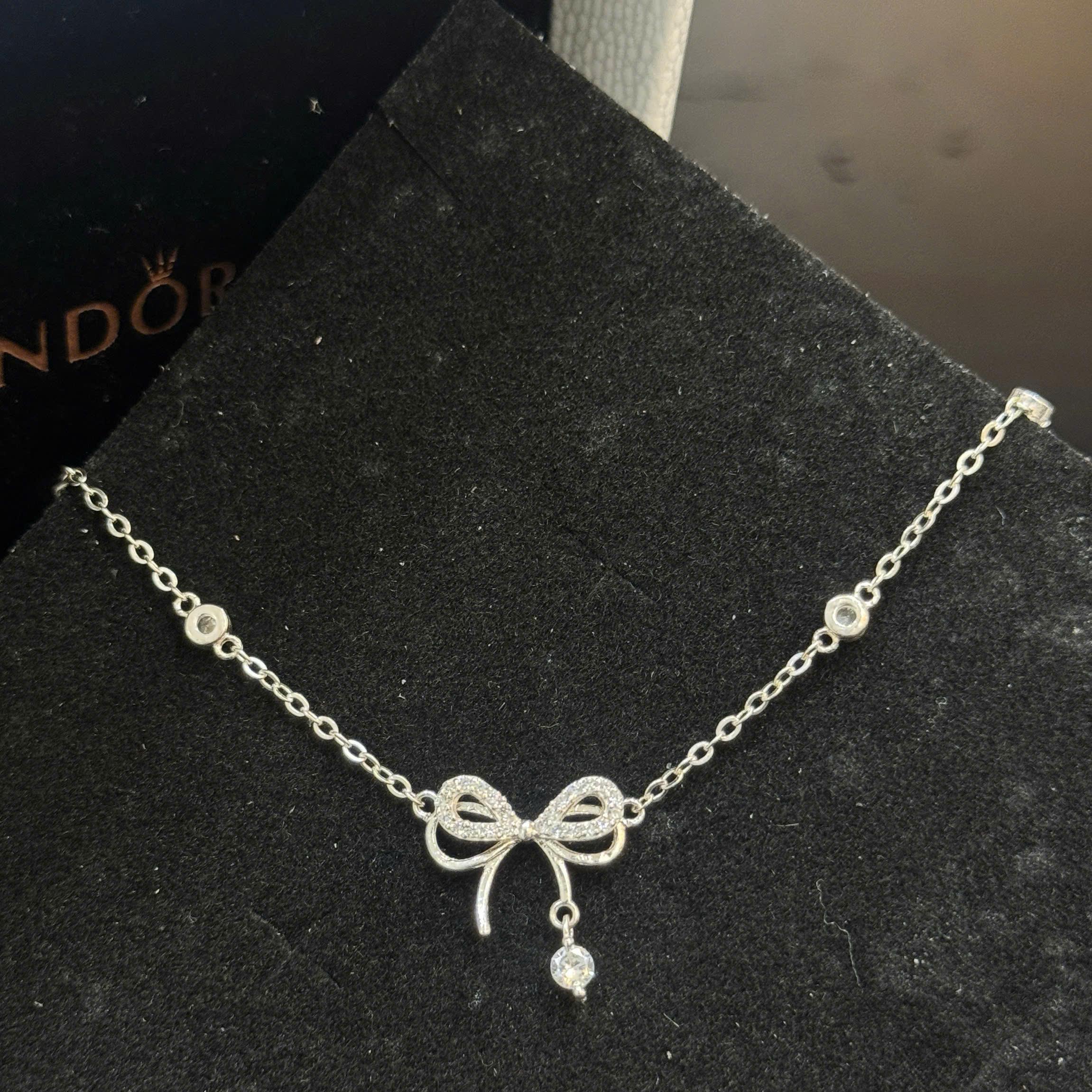 vòng tay bạc s925 nơ kim cương địu đà đính kim cương rơi lấp lánh cao cấp_thumbnail_3