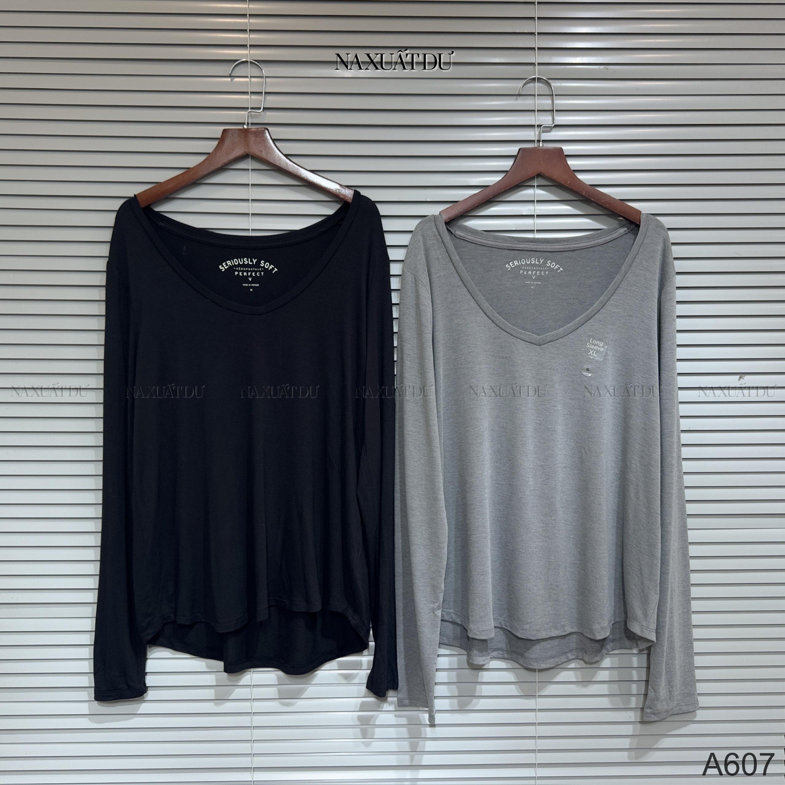 Áo tay dài cổ tim 