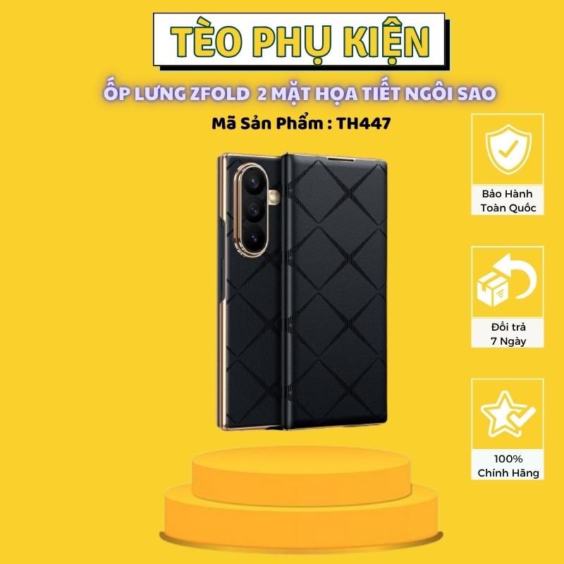 ỐP LƯNG VIỀN MẠ VÀNG HỌA TIẾT NGÔI SAO DÀNH CHO ZFOLD_thumbnail_4