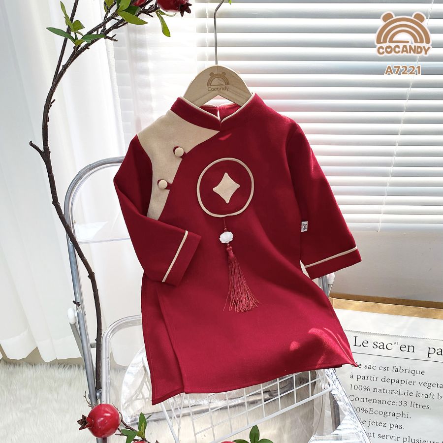 Áo dài ĐỎ Tài Lộc_thumbnail_1