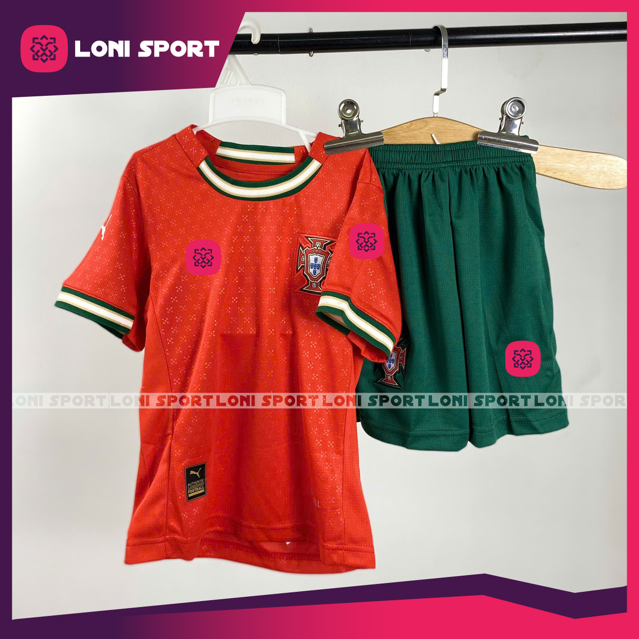 Bộ kid BĐN sân nhà đỏ 25/26