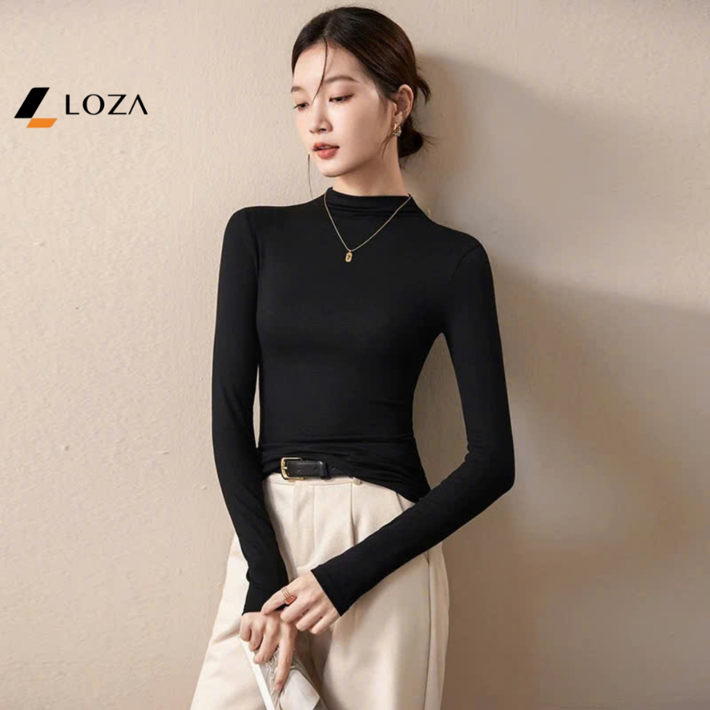 Áo giữ nhiệt nữ cổ cao 3p -  LOZA LT105229_thumbnail_1
