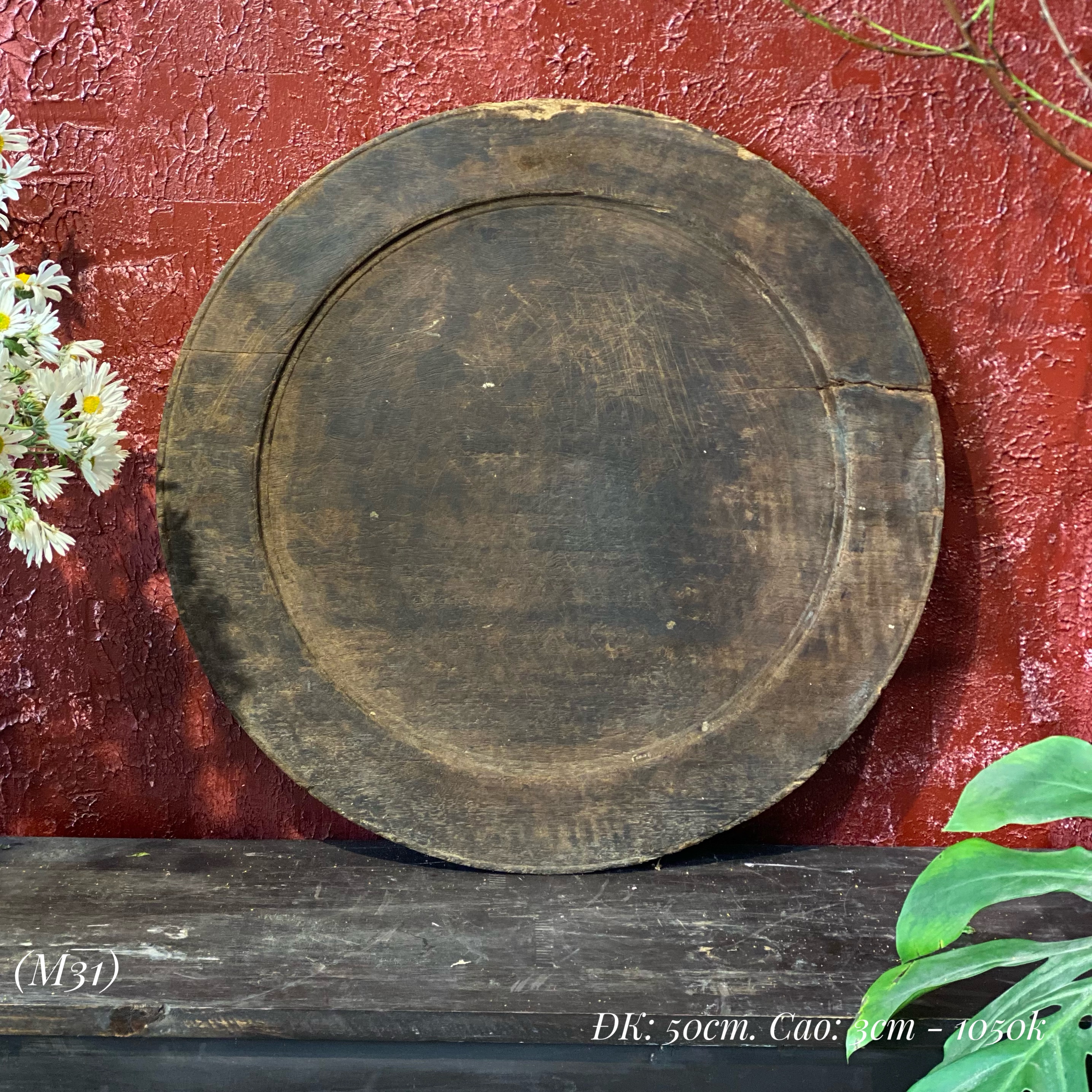 Mâm gỗ M31 - Đường kính 50cm