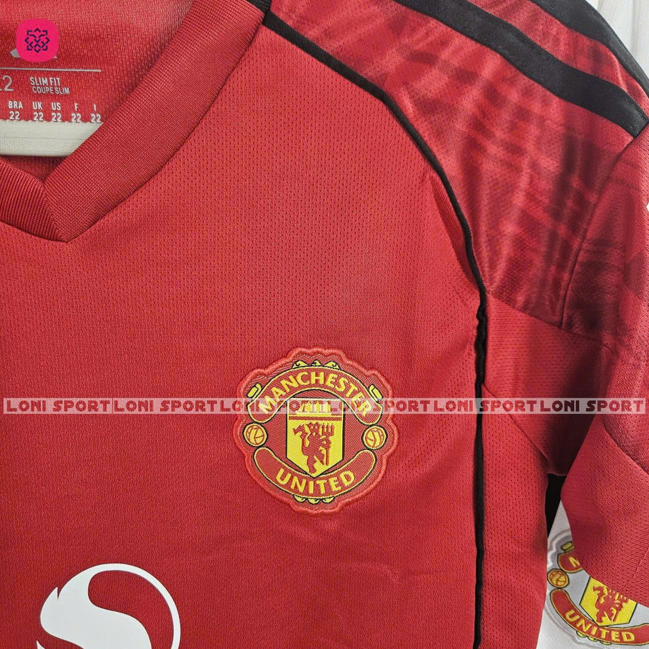 Bộ KID MU sân nhà đỏ quần trắng/đen 25/26_thumbnail_4