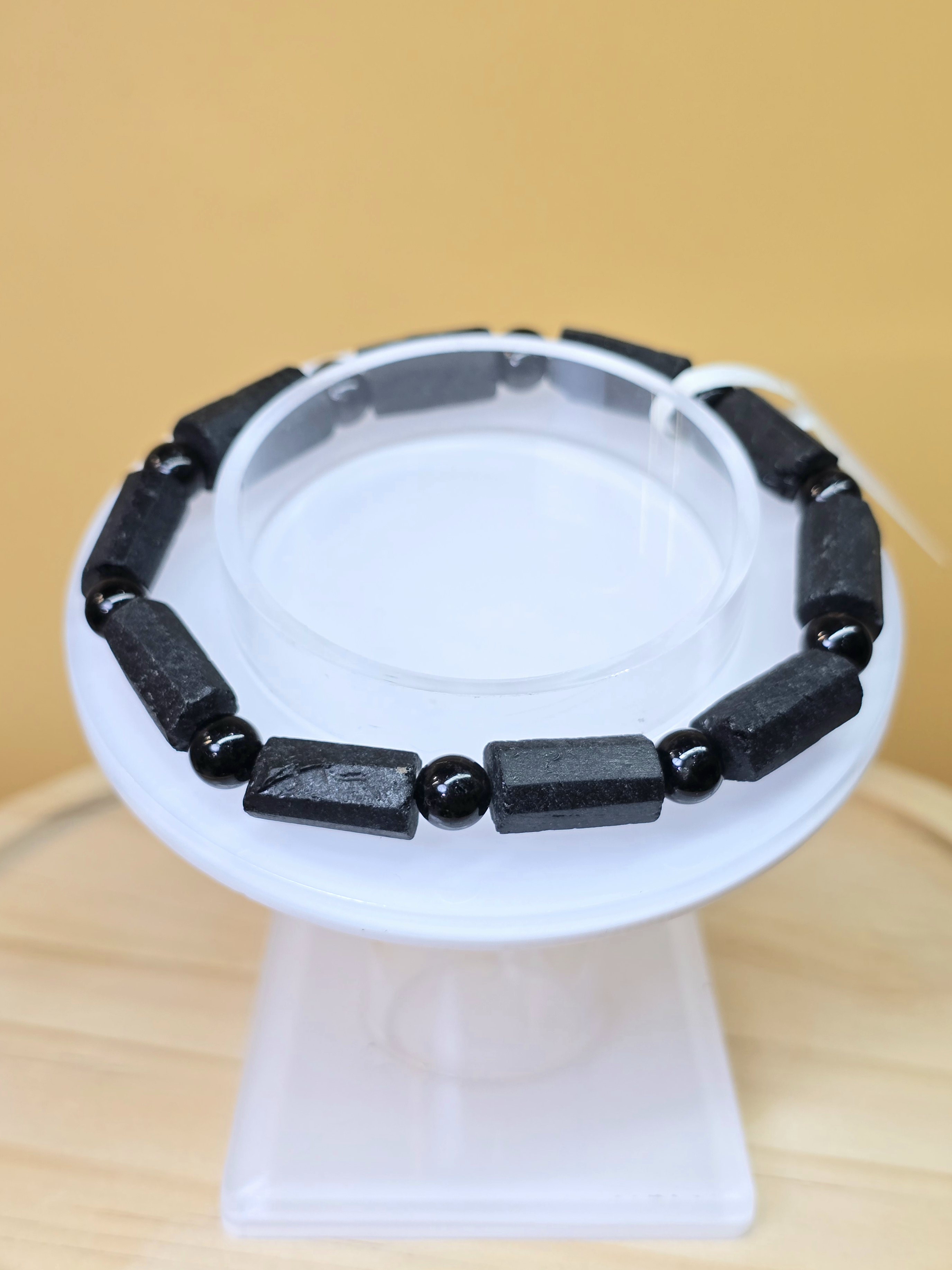 Vòng Đá Tourmaline Đen Thô