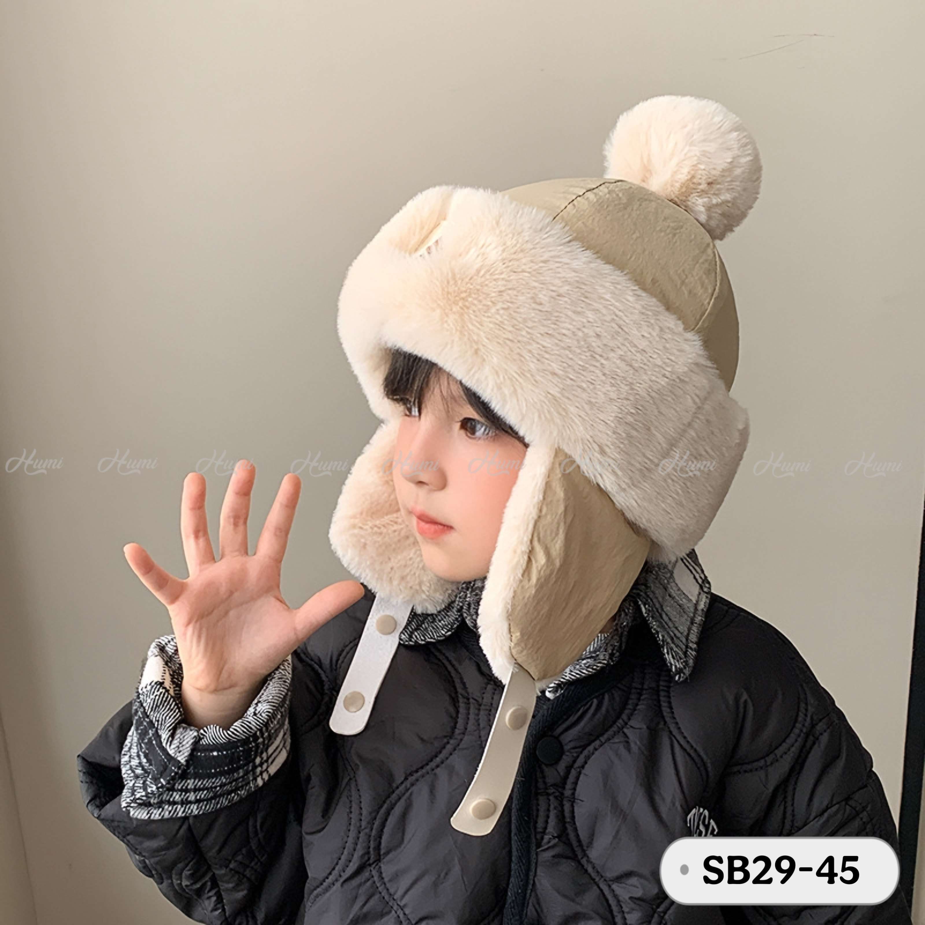 MŨ TRÙM TAI TRẺ EM (SB29-45 NÂU)