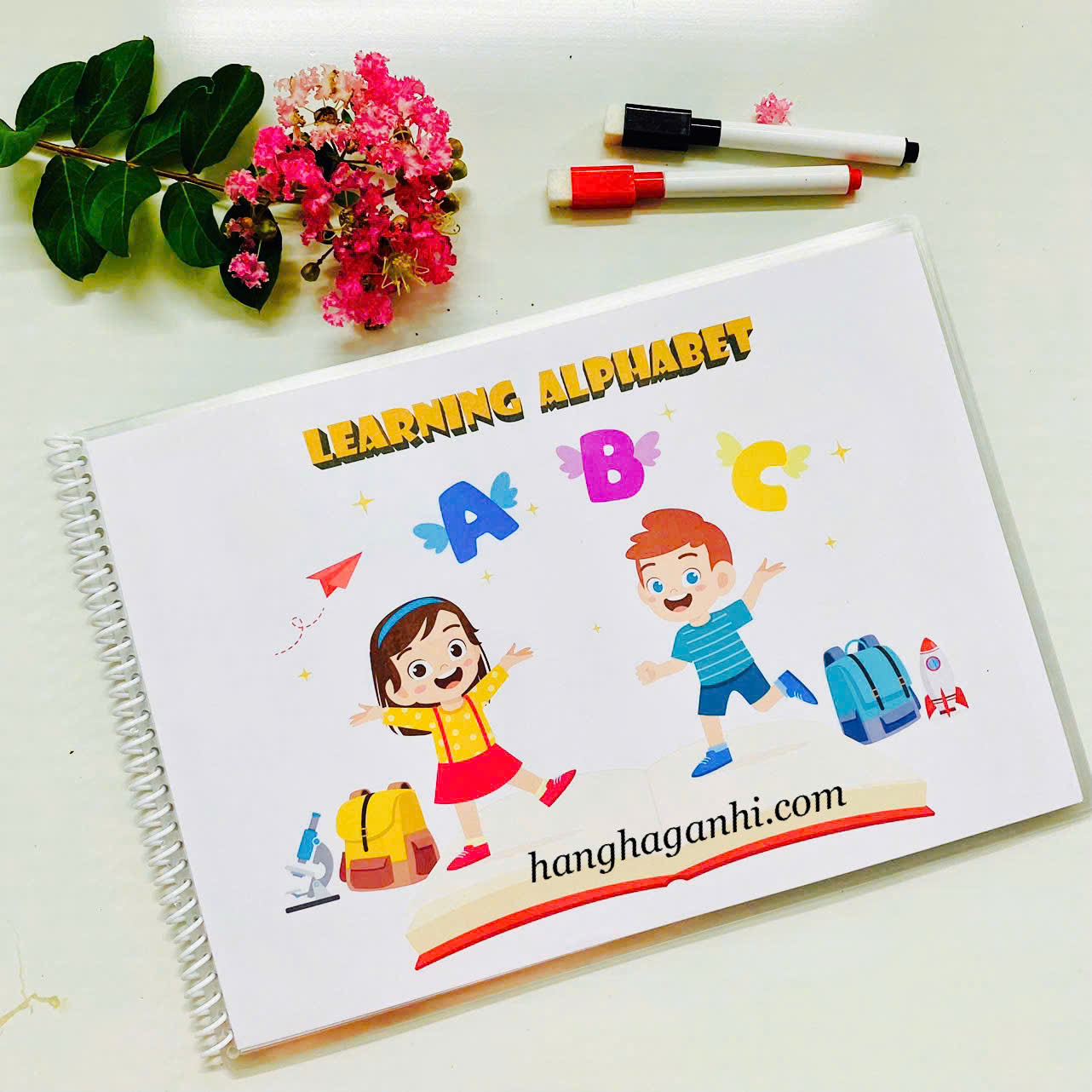 Sách tương tác viết xoá Bảng chữ cái Tiếng Anh