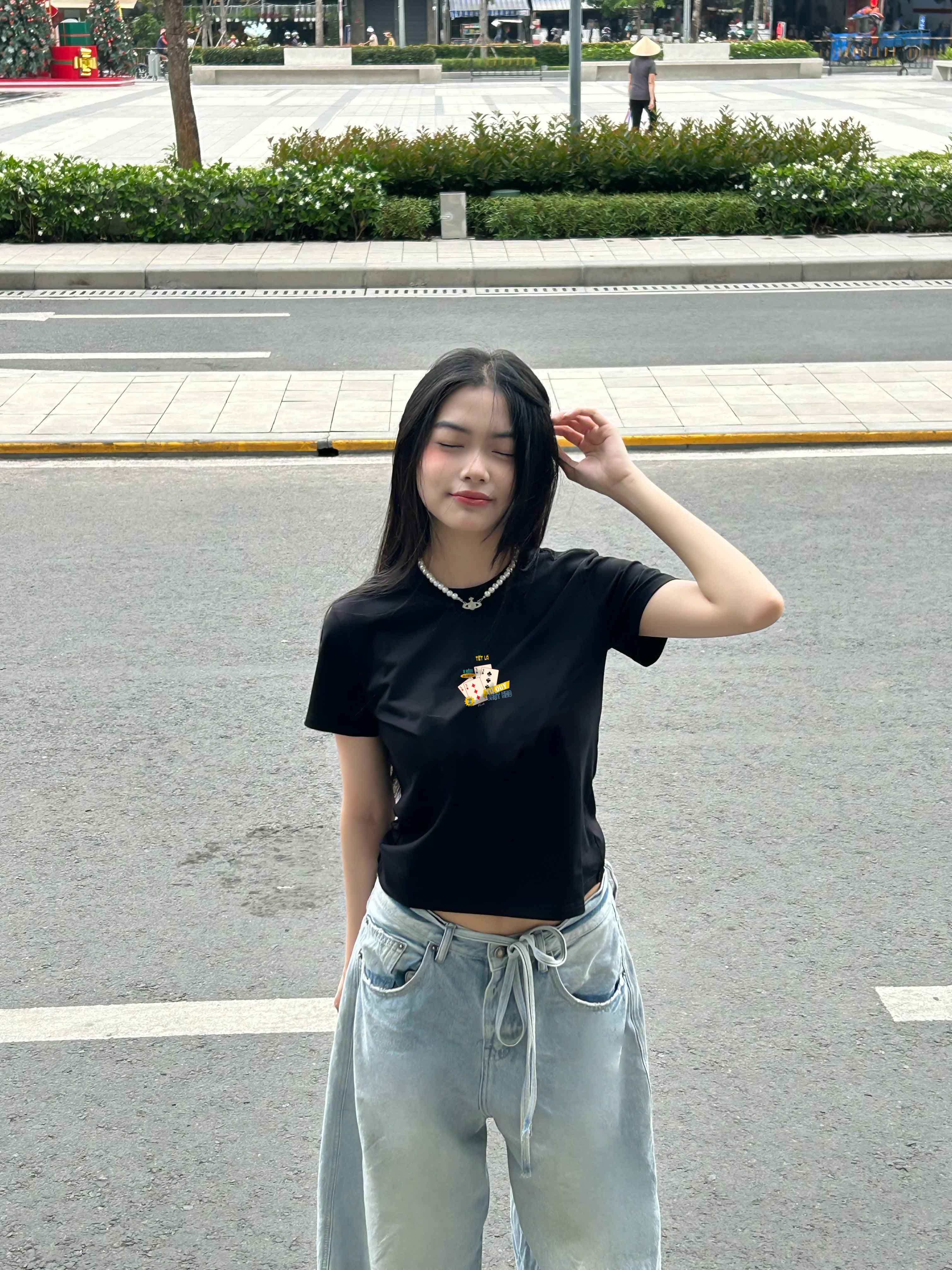 Áo baby tee TẾT LÀ cổ tròn chất vải cotton 4c thoáng mát Miucho BST in mix_thumbnail_4