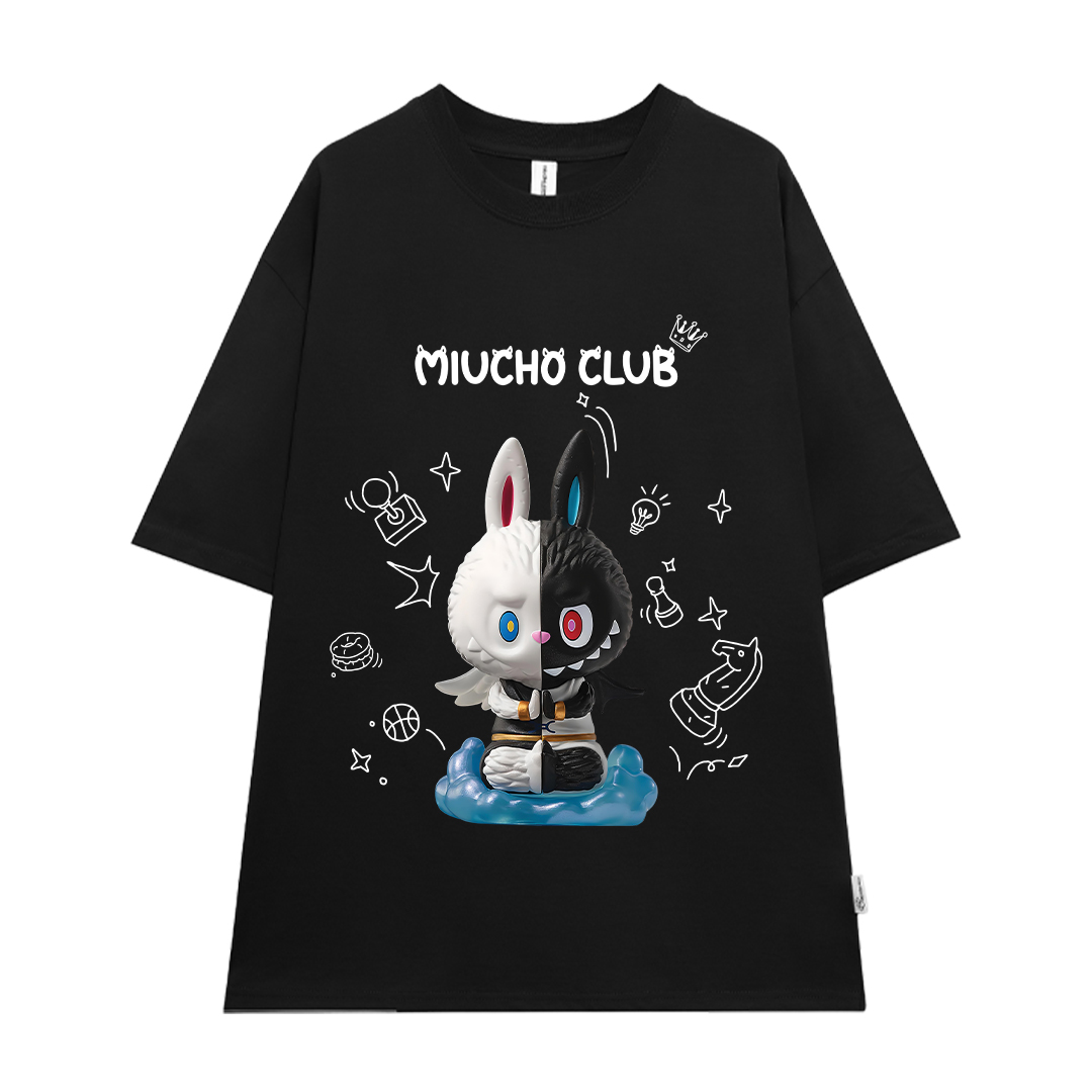 Áo phông labubu form rộng unisex ATD1441 Miucho tay ngắn cổ tròn in mix_thumbnail_16