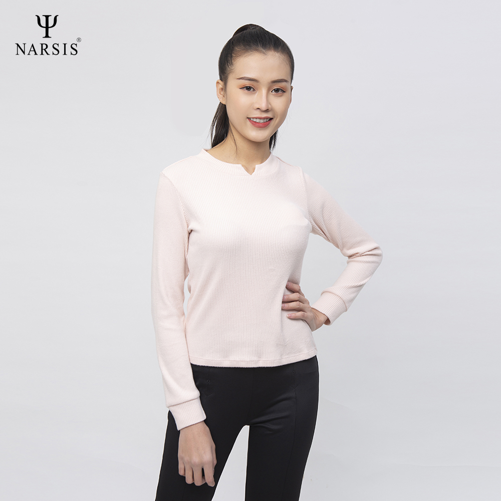 ÁO THU ĐÔNG NỮ L0079 NARSIS VẢI LEN COTTON ẤM ÁP, THOÁNG MÁT, GIỮ ẤM TỐT, MỀM MẠI_thumbnail_0