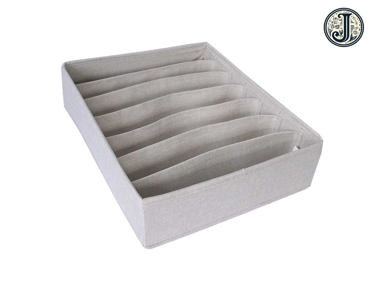 Khay đựng áo lót chia ngăn gấp gọn 7 ngăn Be J19B_thumbnail_2