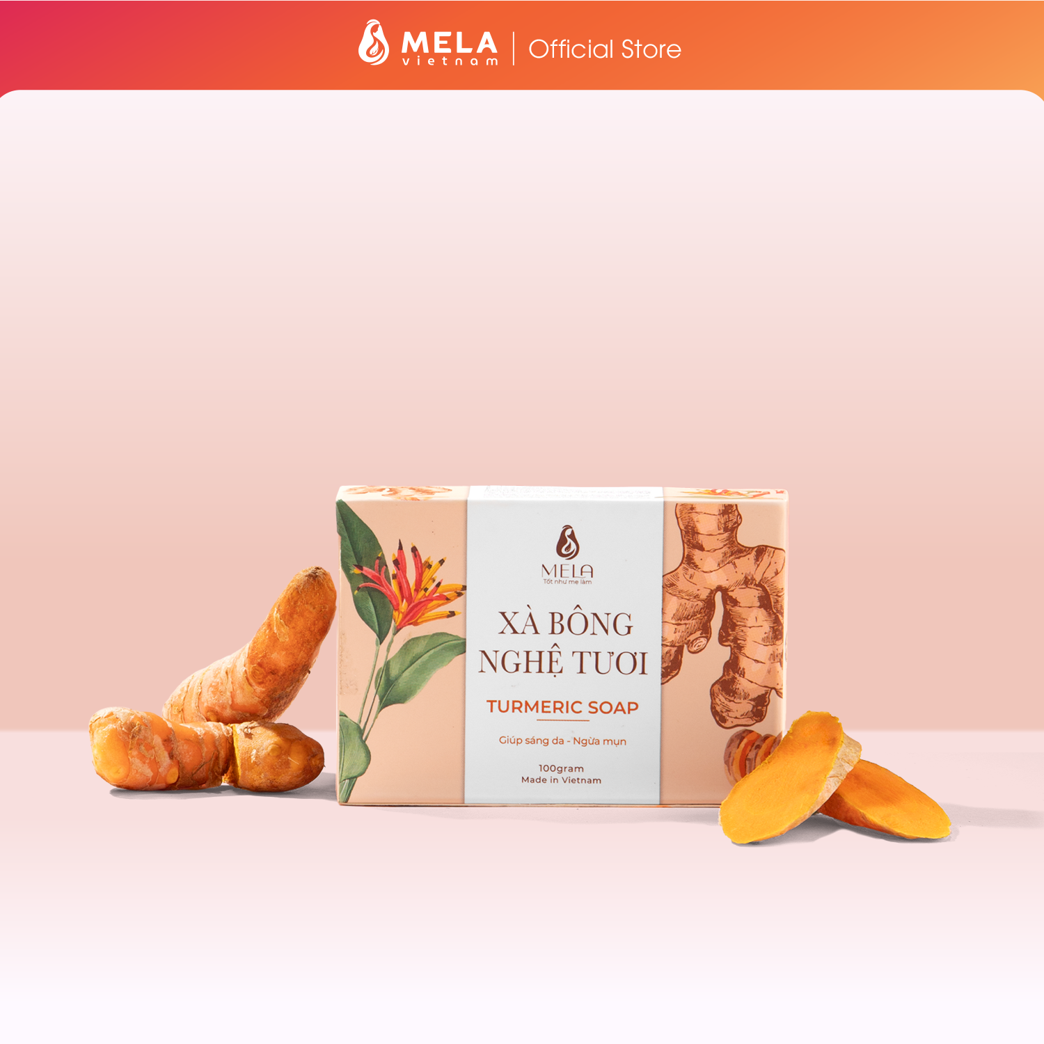 Xà bông Nghệ Tươi Mela
