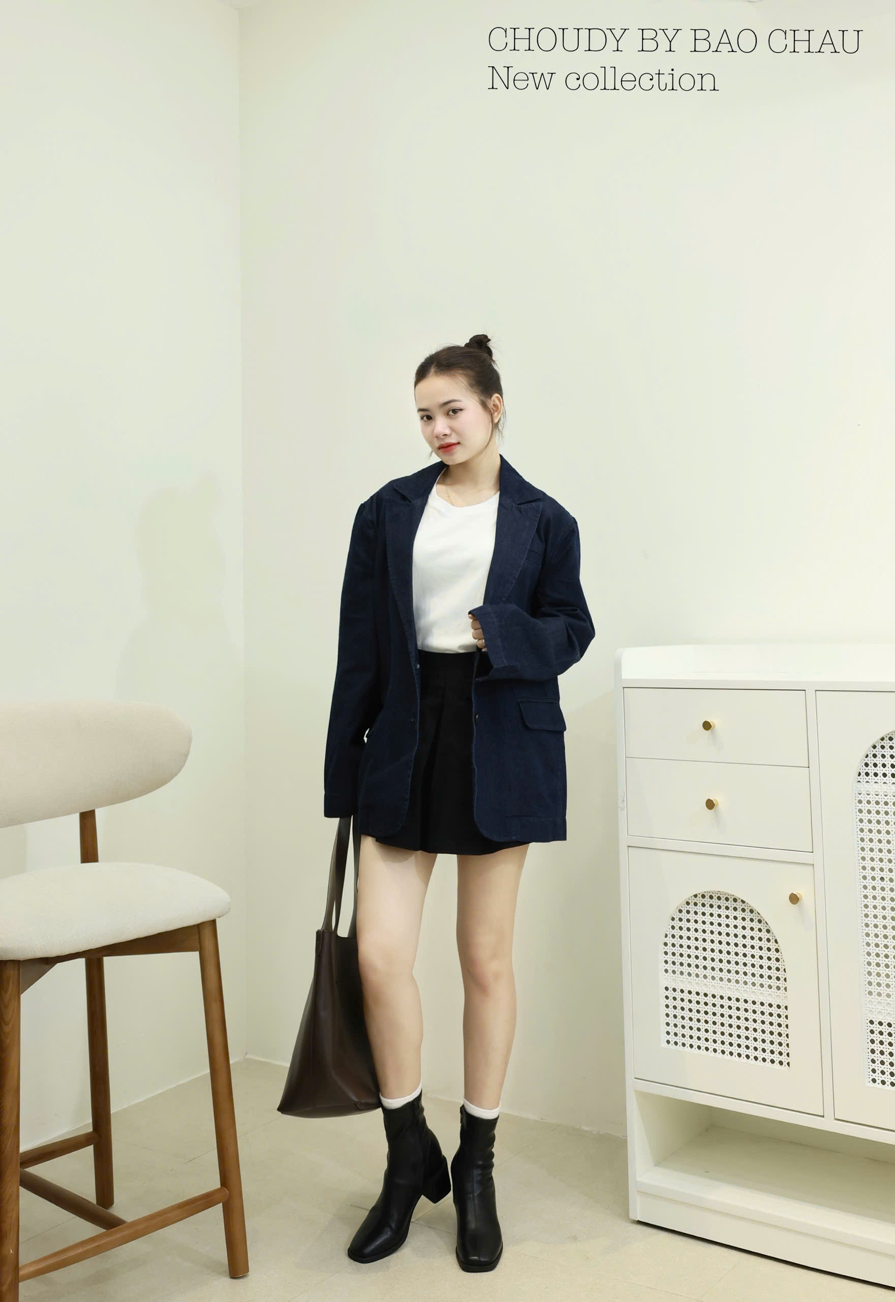 A696 ÁO KHOÁC VEST JEAN