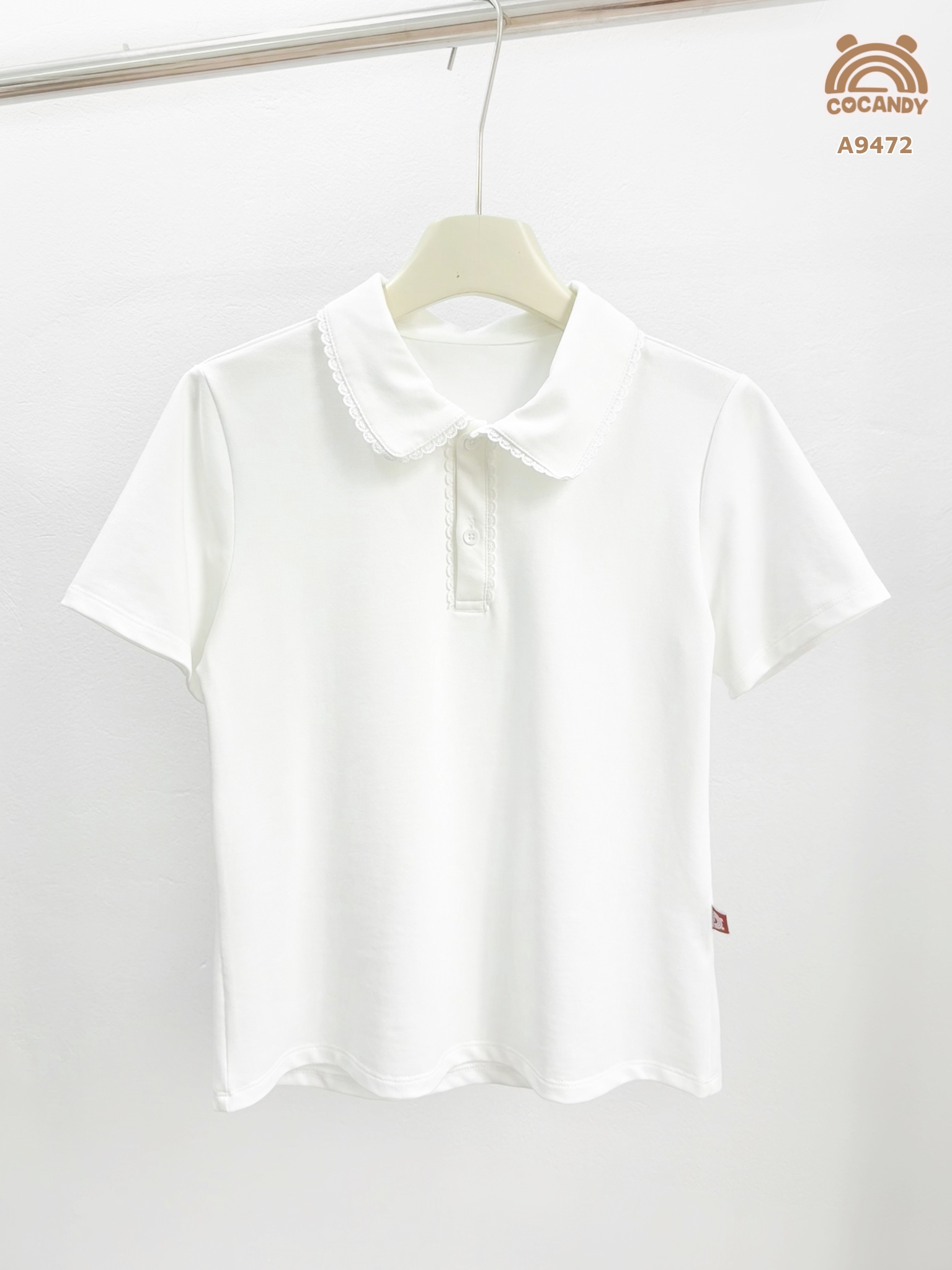 Áo cộc TRẮNG polo cổ sen NỮ_thumbnail_5