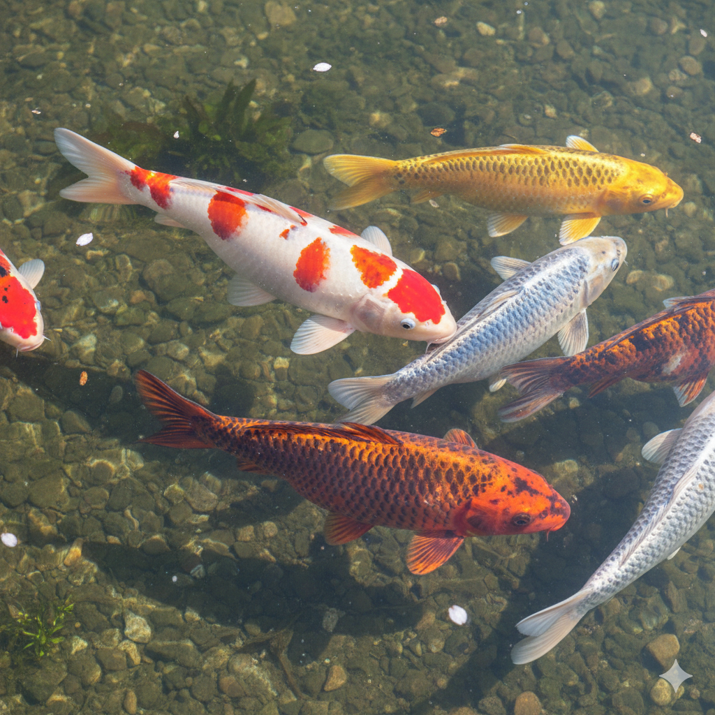 Cá Koi Bị Mất Màu Trên Thân: Đâu Là 