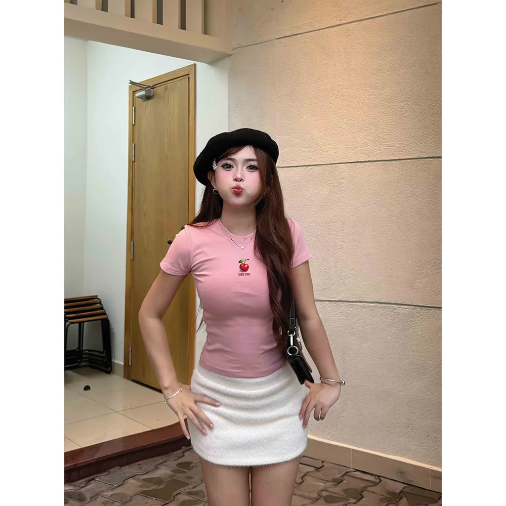 Áo baby tee form ôm body Apple Beezy 3335 tôn dáng_thumbnail_4