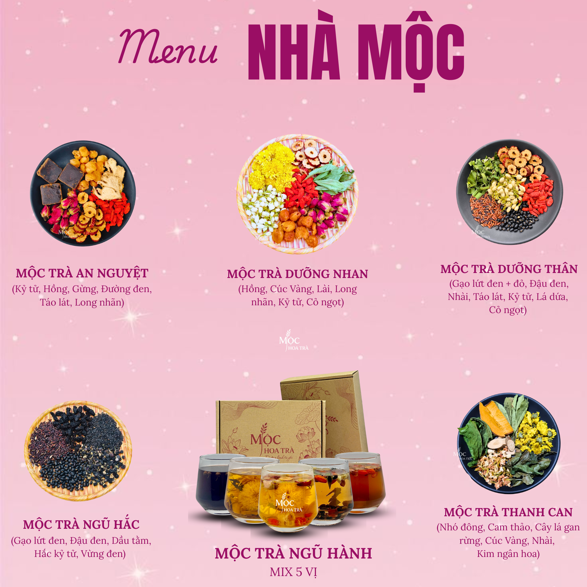 Mộc Trà Dưỡng Nhan – Trà Hoa Thảo Mộc Thiên Nhiên 7 Vị – Đẹp Da, Dưỡng Khí Huyết – Nguyên liệu Sấy Lạnh_thumbnail_7