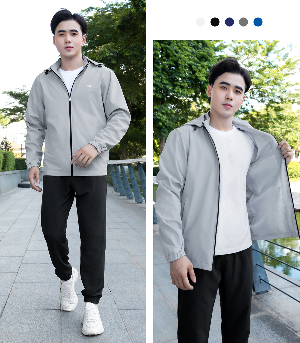 Áo Gió Nam GUZADO Chống Nước, Cản Gió, Giữ Ấm Tốt GKG15_thumbnail_8