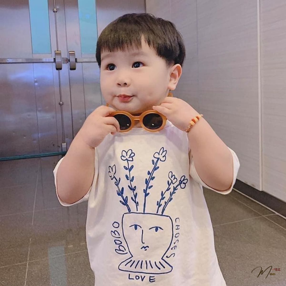 B65 - Vòng tay chỉ đỏ hổ phách mật lạp cho bé_thumbnail_3