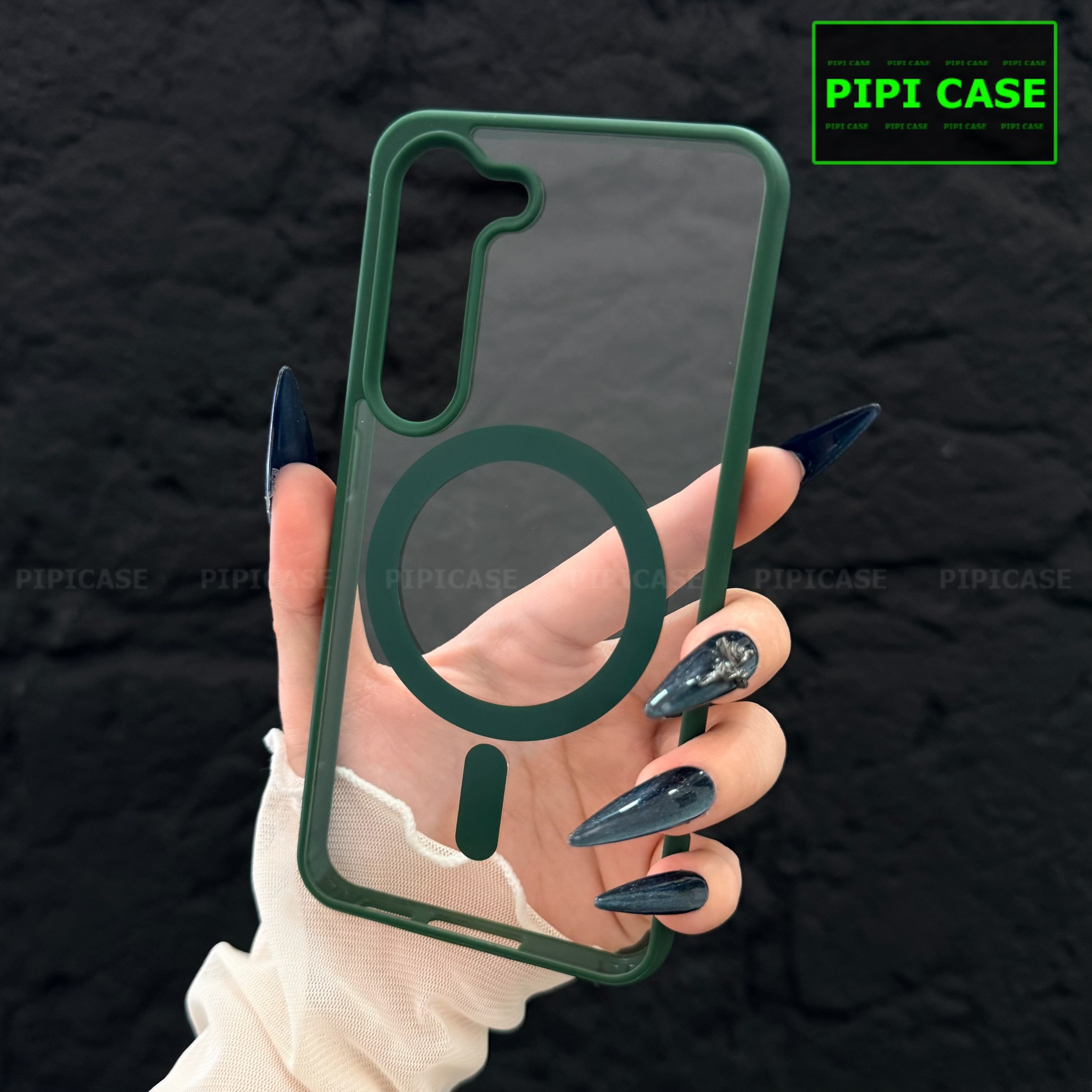 Ốp Lưng Samsung S23 Plus 5G - Chic - Xanh Lá