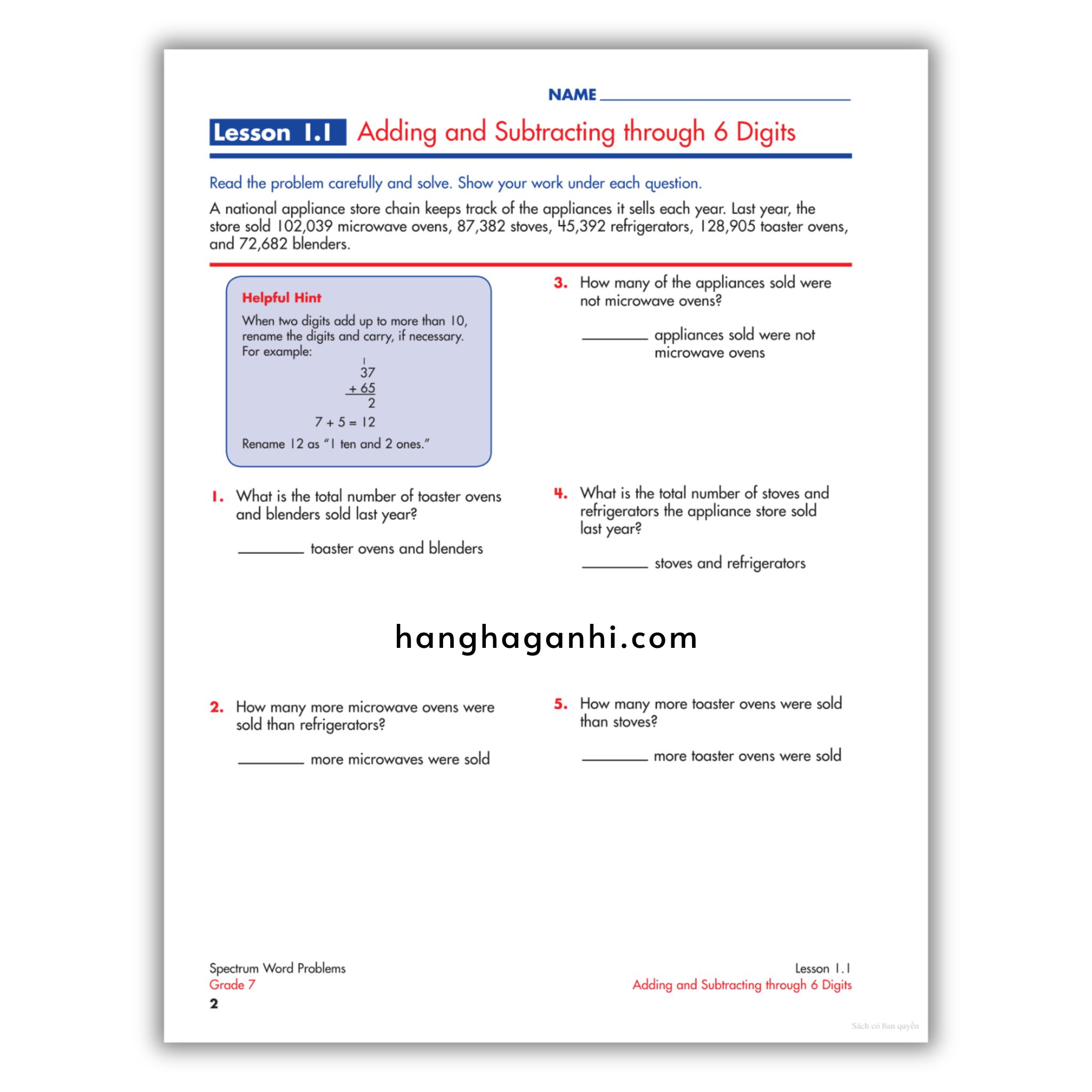 Spectrum Word Problems Workbook Grade 7_thumbnail_6