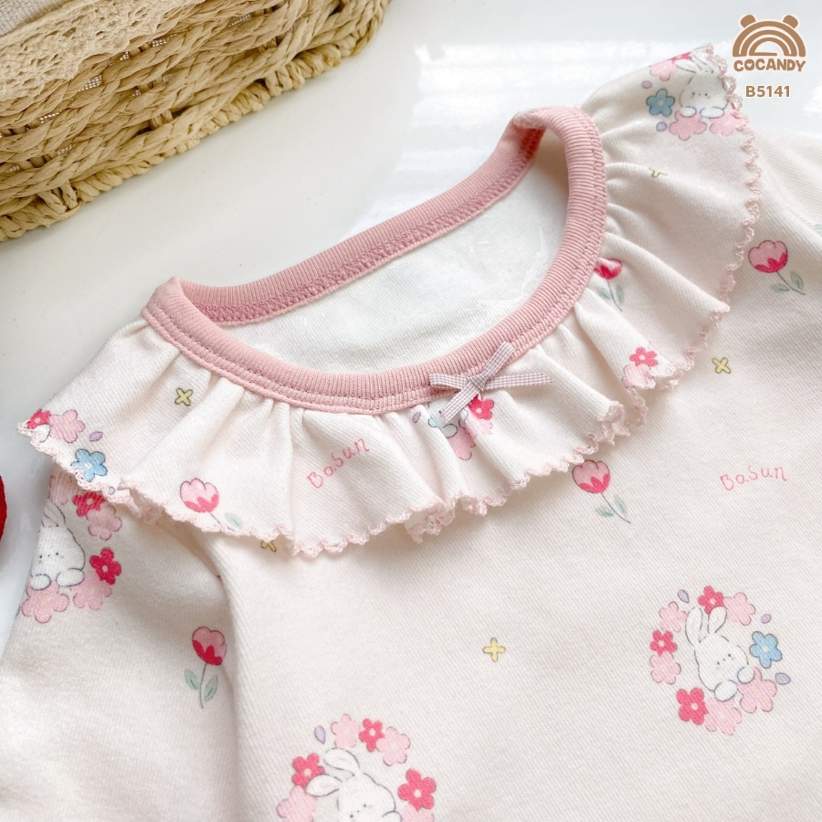 Bộ dài BE họa tiết thỏ hoa hồng_thumbnail_4