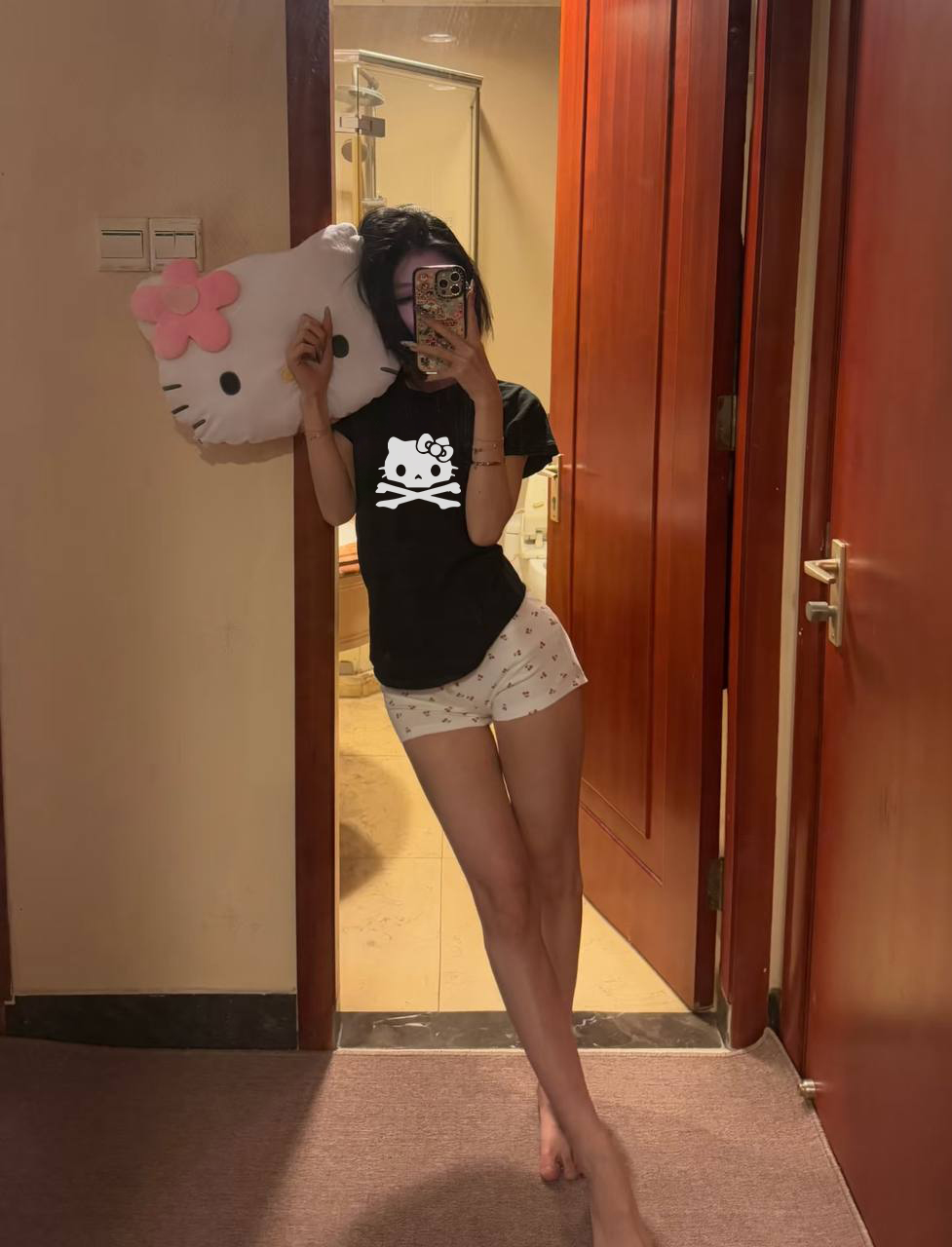 Áo baby tee mèo dễ thương Miucho BST cổ tròn tay ngắn vải cotton 4c co giãn in mix_thumbnail_11