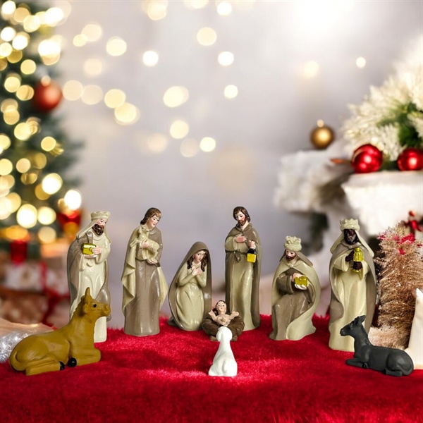 Tượng Noel 16cm (10 tượng) màu nâu ✔