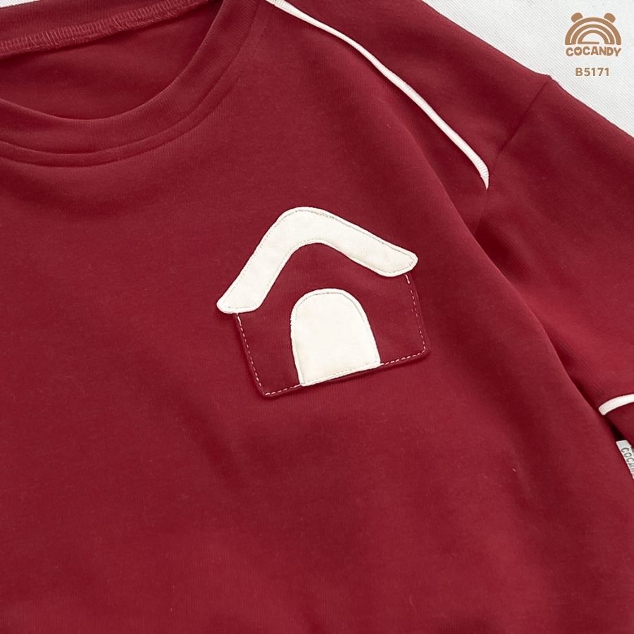 Bộ dài ĐỎ cổ tròn phối BE_thumbnail_4