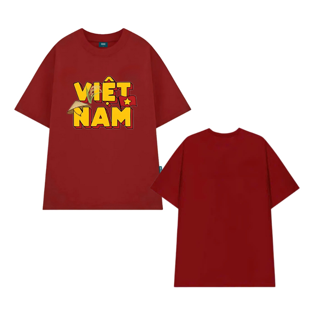 Áo thun Việt Nam Độc lập tự do, Ấm no hạnh phúc dáng oversize nam nữ - Local Brand We Tee T024_thumbnail_23