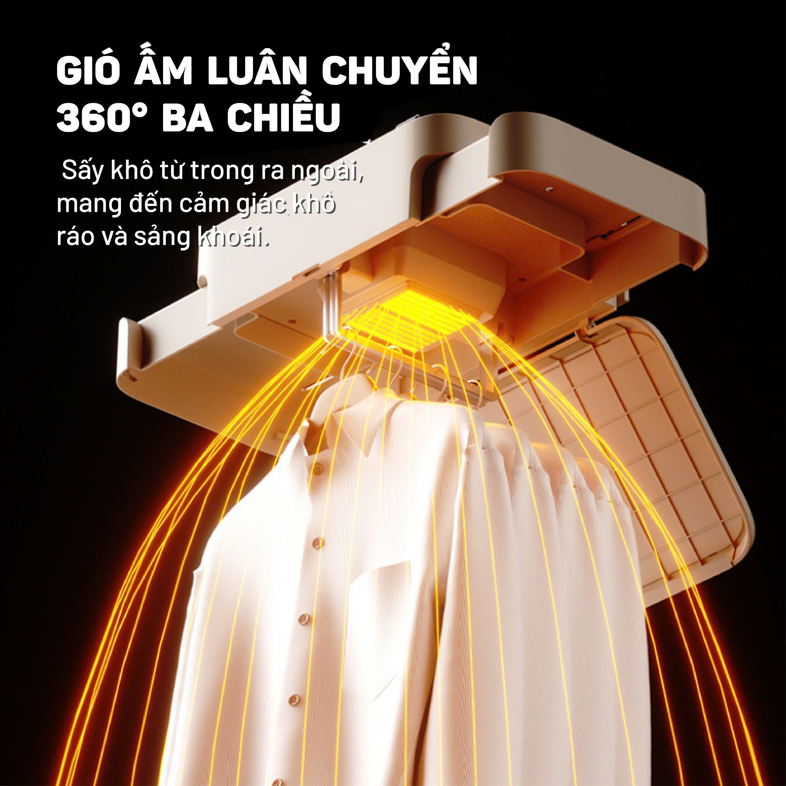 Máy Sấy Quần Áo Gấp Gọn TẶNG MIẾNG GIẶT HH02_thumbnail_2