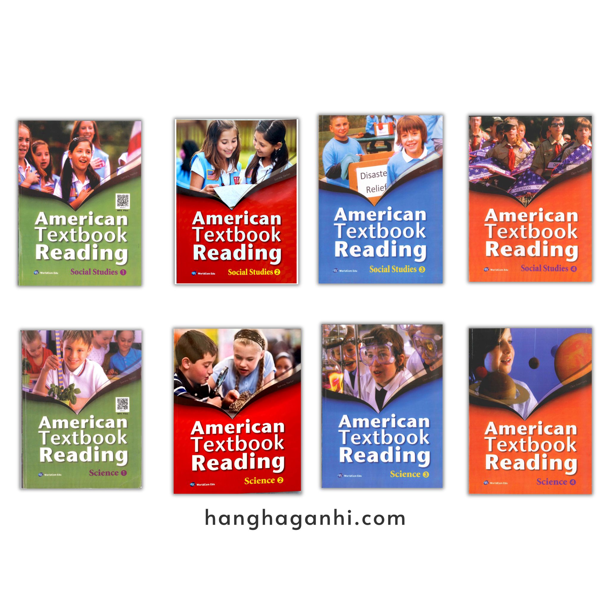 American Text Book Reading – Trọn Bộ 4 Grade 8 cuốn ( Kèm File nghe và Video)