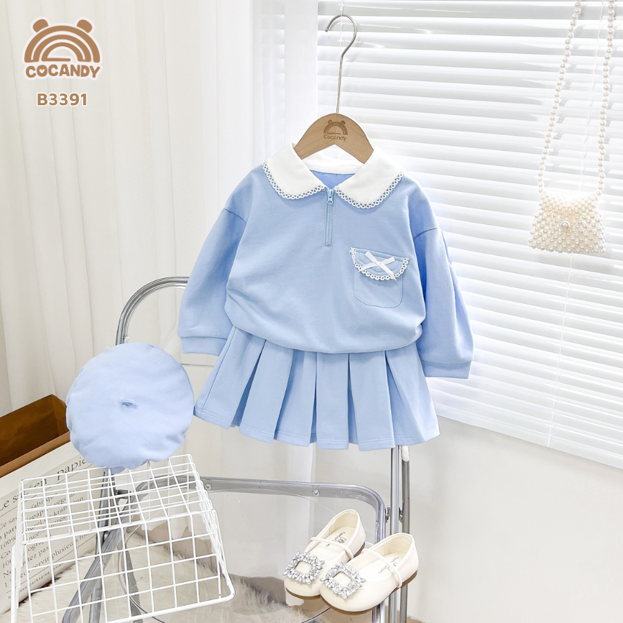 Bộ XANH cổ TRẮNG phối ren_thumbnail_0