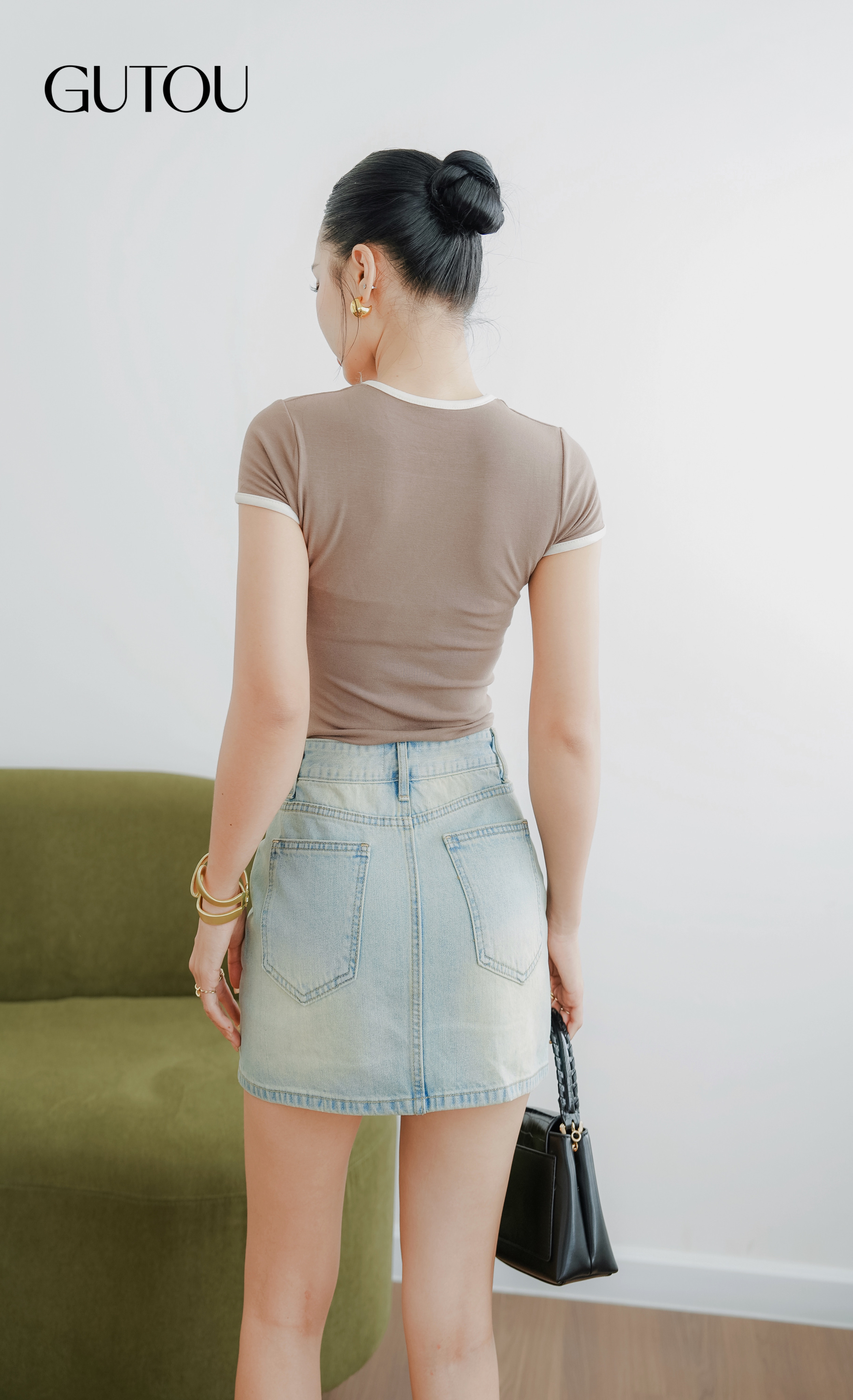 [GUTOU] Chân Váy Jean Silver Denim_thumbnail_1