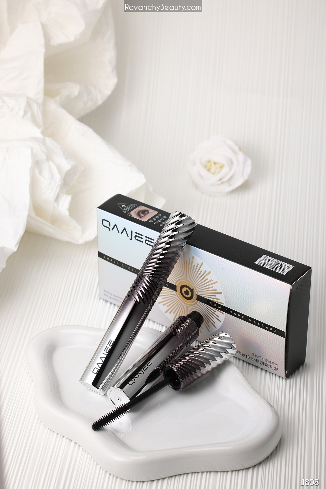 Chuốt Mi QAAJEE J808 Dài Mượt, Định Hình, Không Lem, Công Nghệ Cao_thumbnail_4