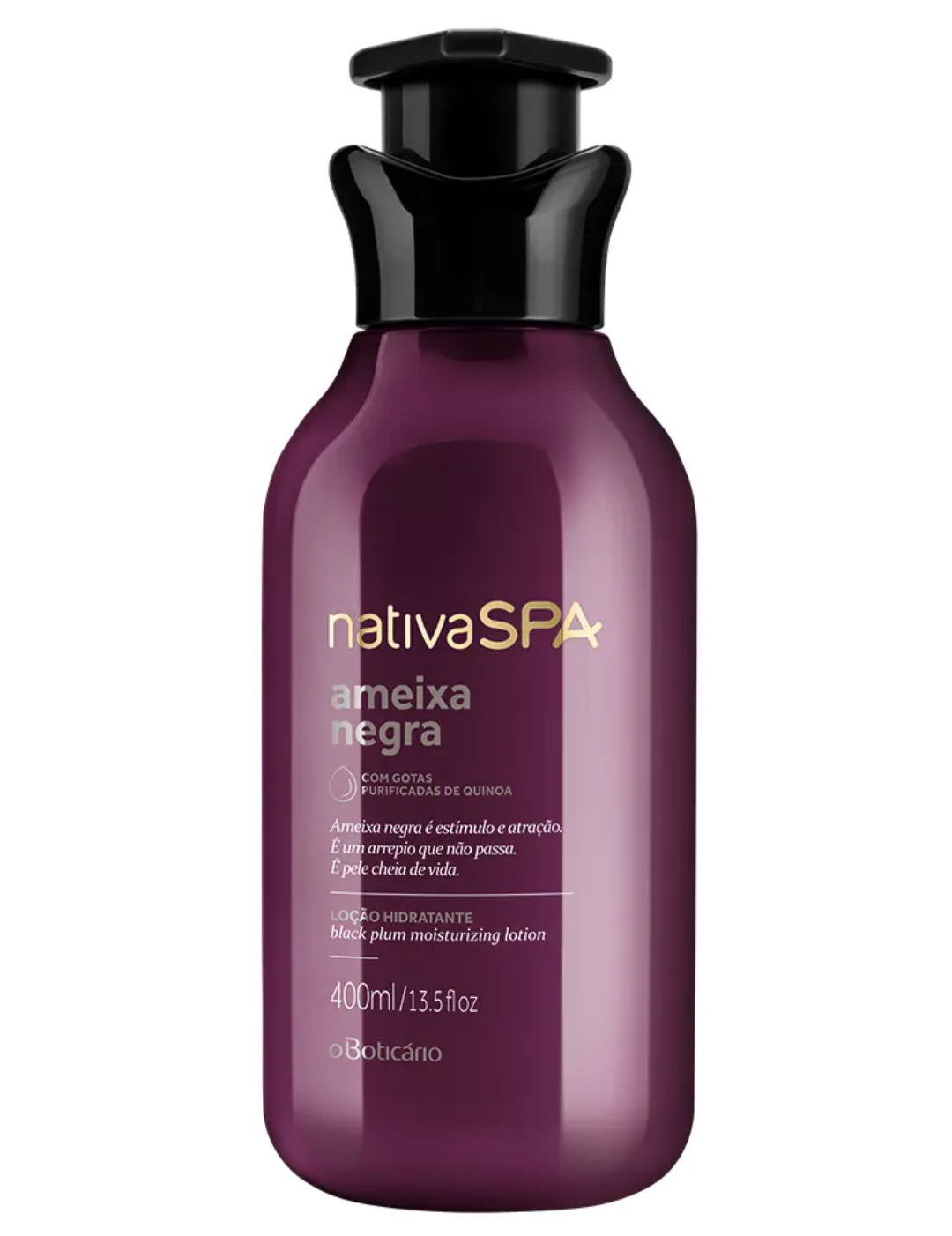 LOCION CORPORAL HIDRATANTE nativaSPA Amexia Negra 400ml