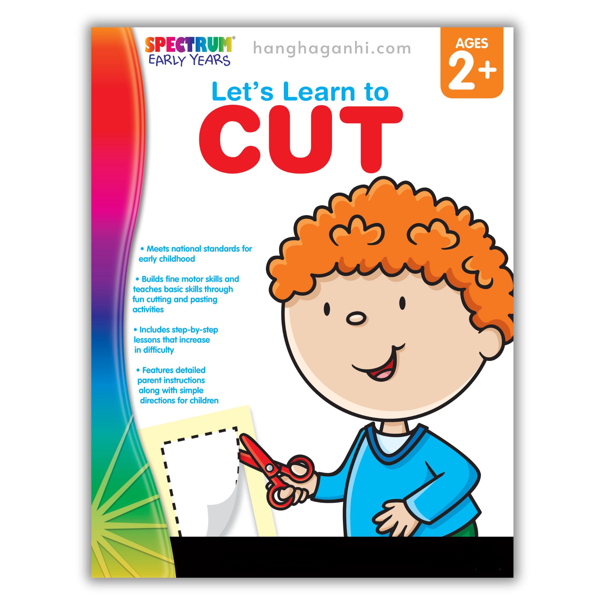 Spectrum 2+ Lets Learn to Cut for Early Years, sách Mỹ cho bé_thumbnail_0
