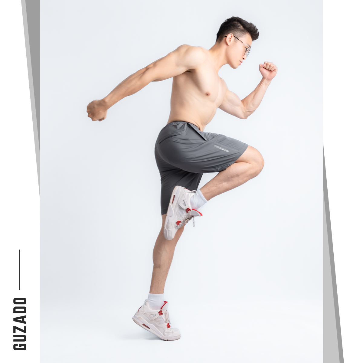 Quần Short Thể Thao GUZADO Vải Thun SIÊU CO GIÃN GSR02_thumbnail_10