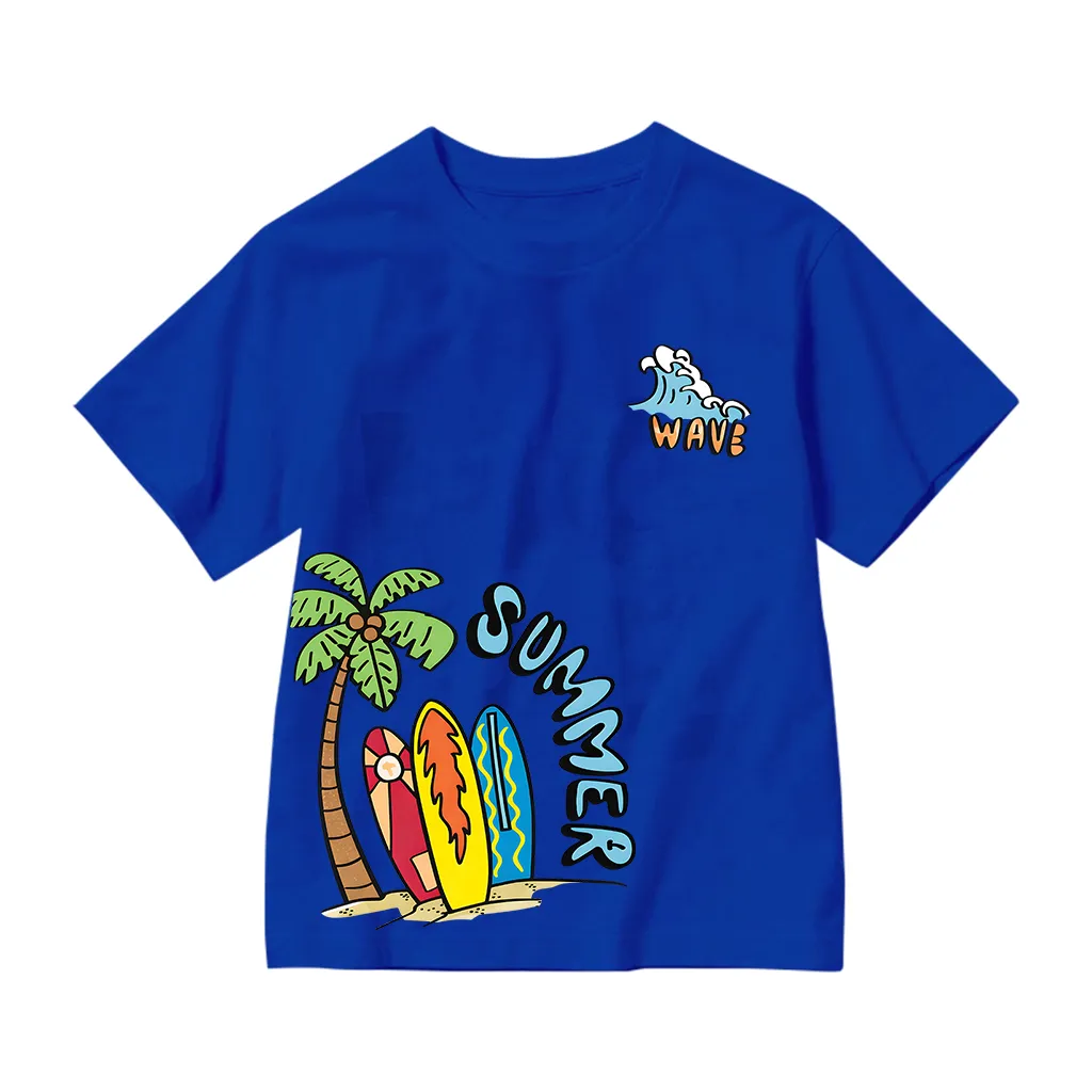 Áo thun bé trai bé gái hoạt hình mùa hè Kado 3432_thumbnail_14